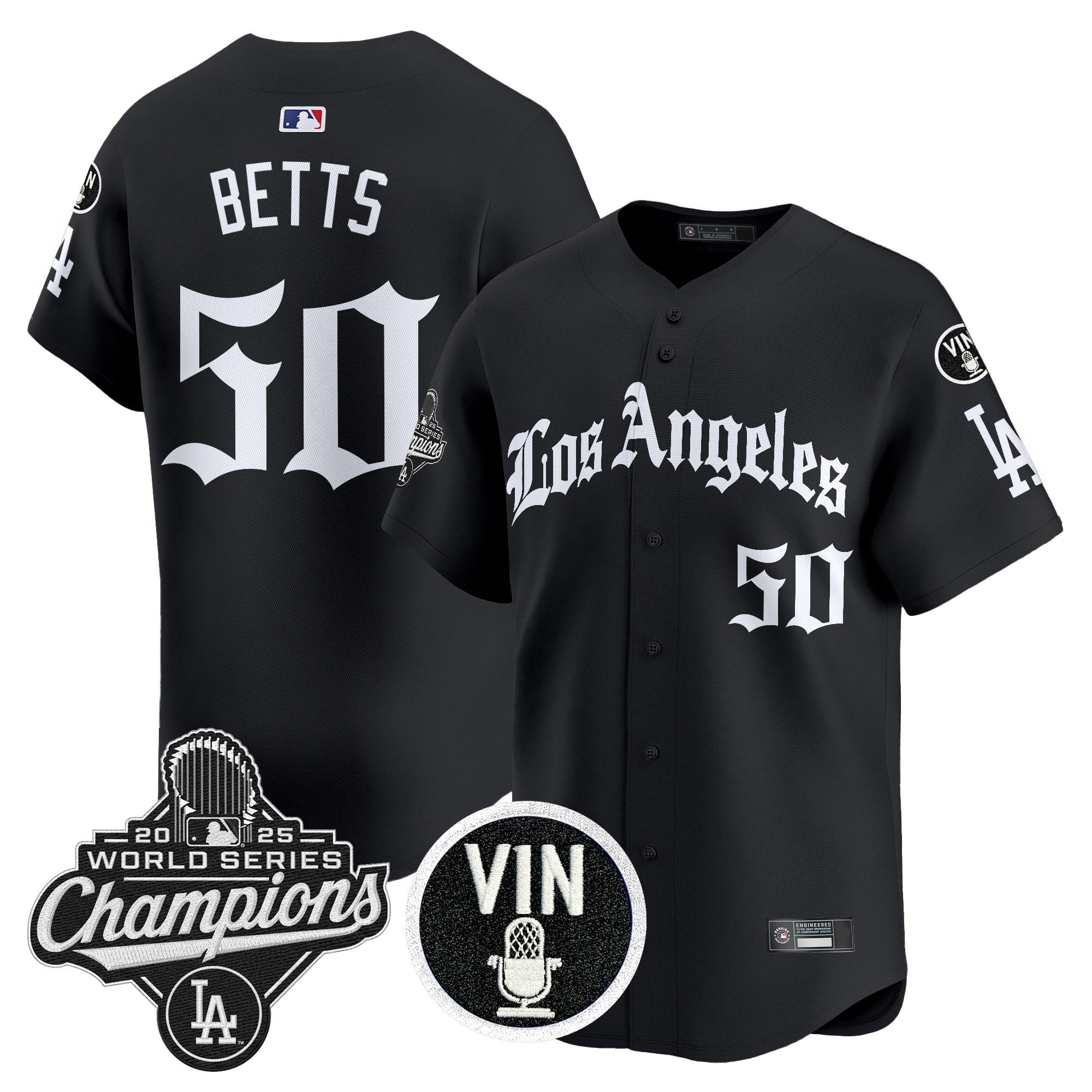 Men’s 2025 World Series Champions Vapor Premier Limited Jersey – LA Gothic Edition