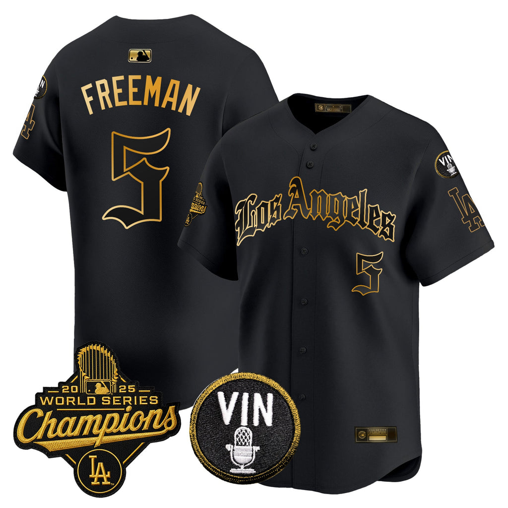 Men’s 2025 World Series Champions Vapor Premier Limited Jersey – LA Gothic Edition