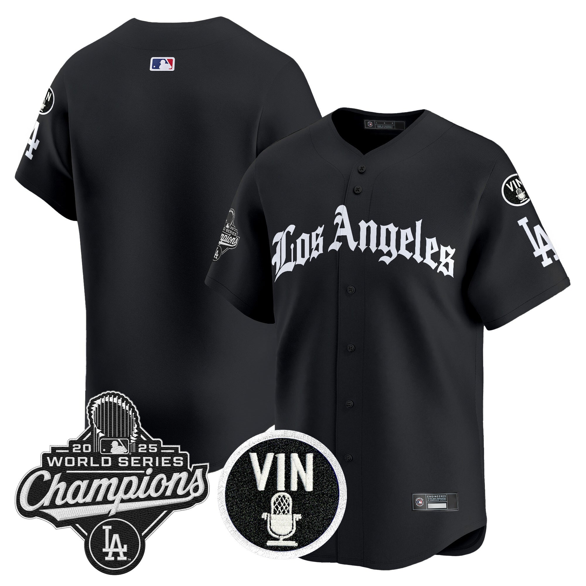 Men’s 2025 World Series Champions Vapor Premier Limited Jersey – LA Gothic Edition
