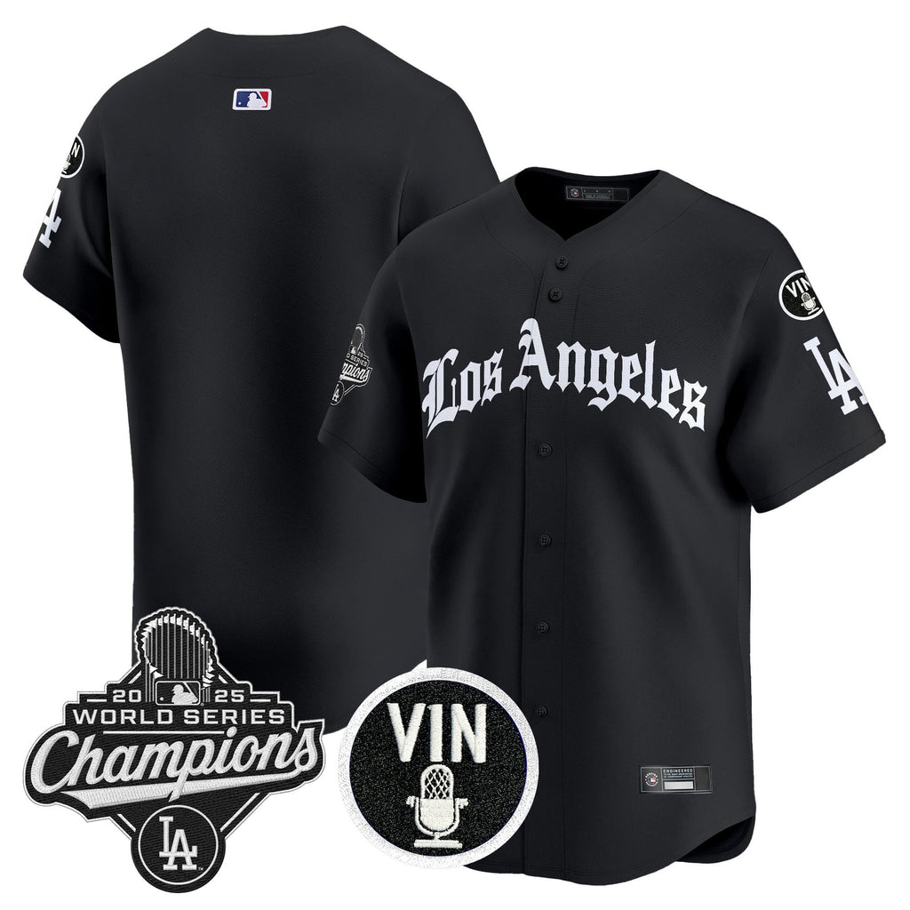 Men’s 2025 World Series Champions Vapor Premier Limited Jersey – LA Gothic Edition
