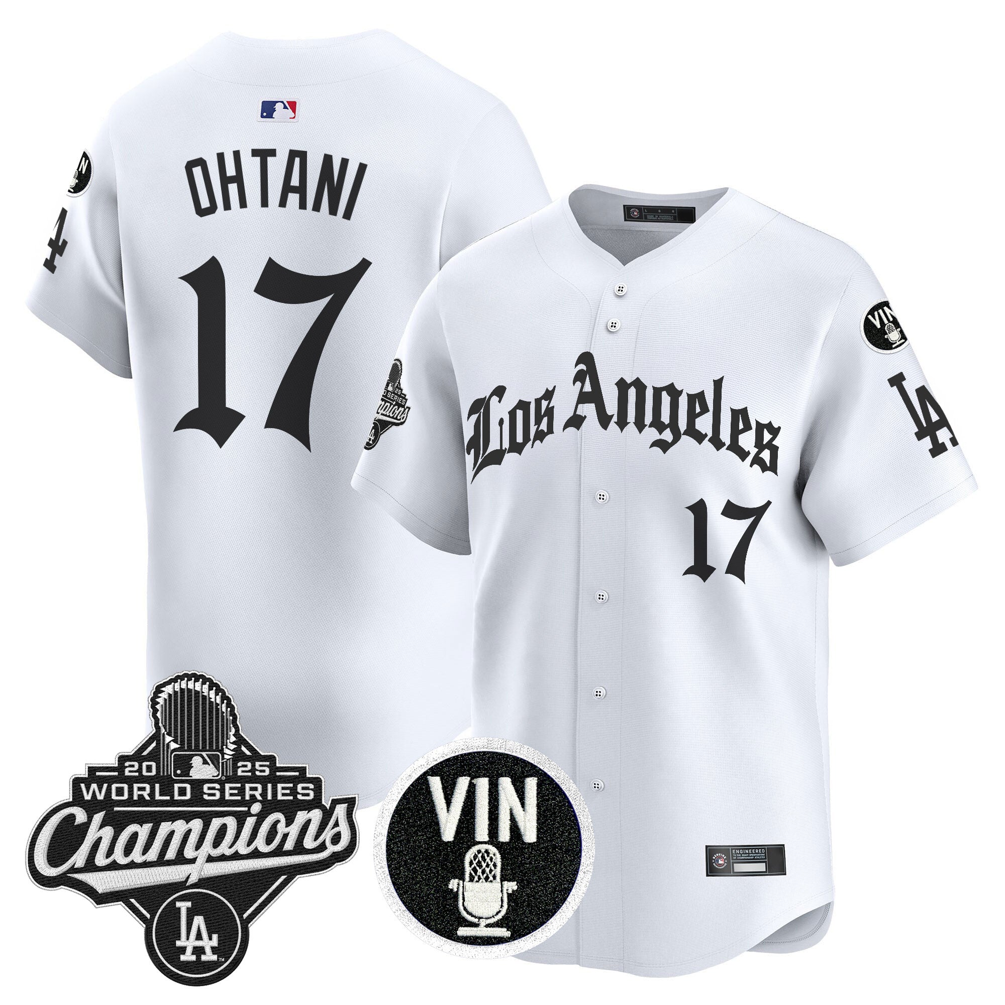 Men’s 2025 World Series Champions Vapor Premier Limited Jersey – LA Gothic Edition