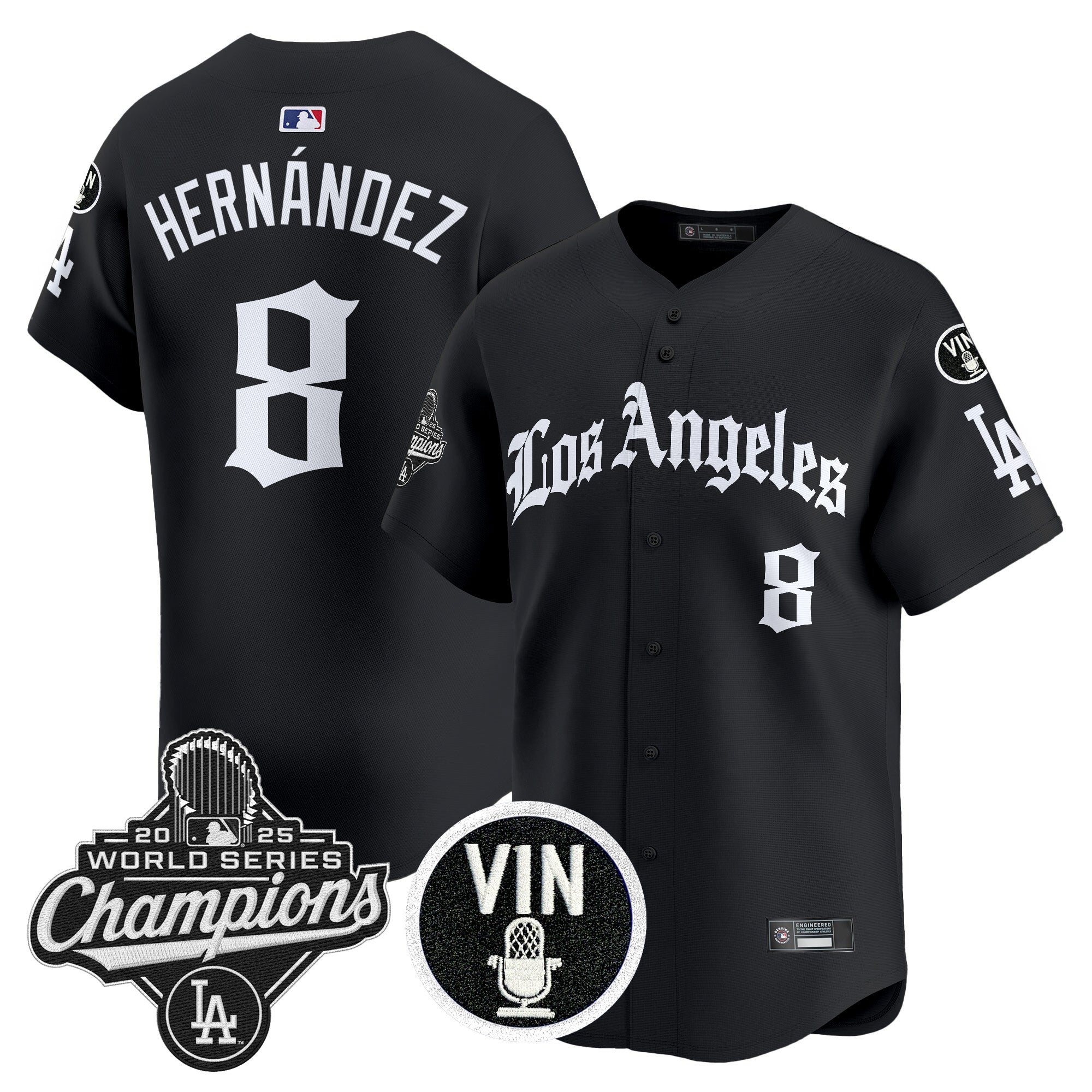 Men’s 2025 World Series Champions Vapor Premier Limited Jersey – LA Gothic Edition