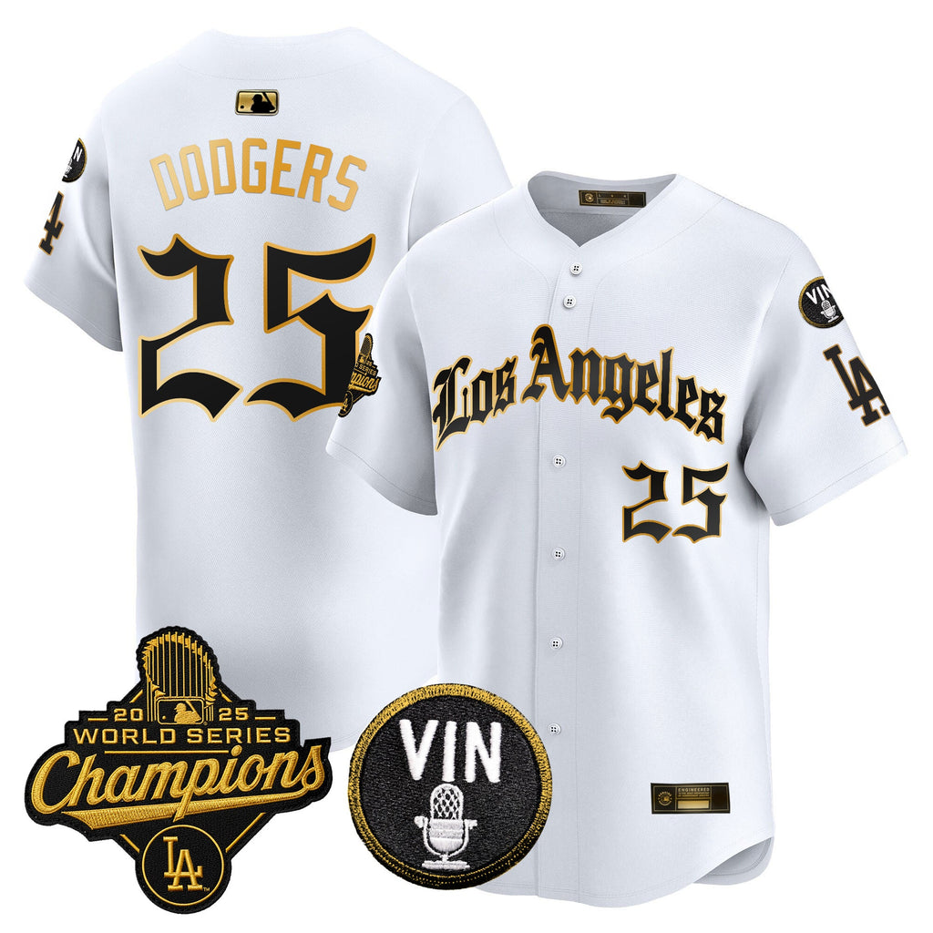 Men’s 2025 World Series Champions Vapor Premier Limited Jersey – LA Gothic Edition