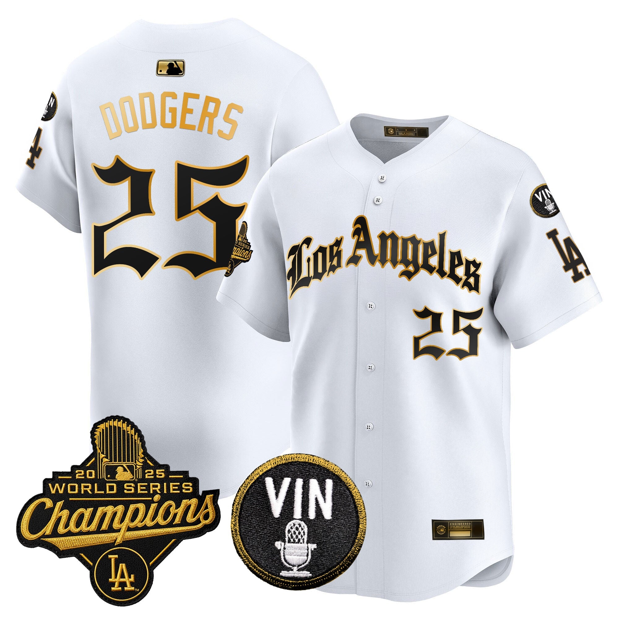 Men’s 2025 World Series Champions Vapor Premier Limited Jersey – LA Gothic Edition