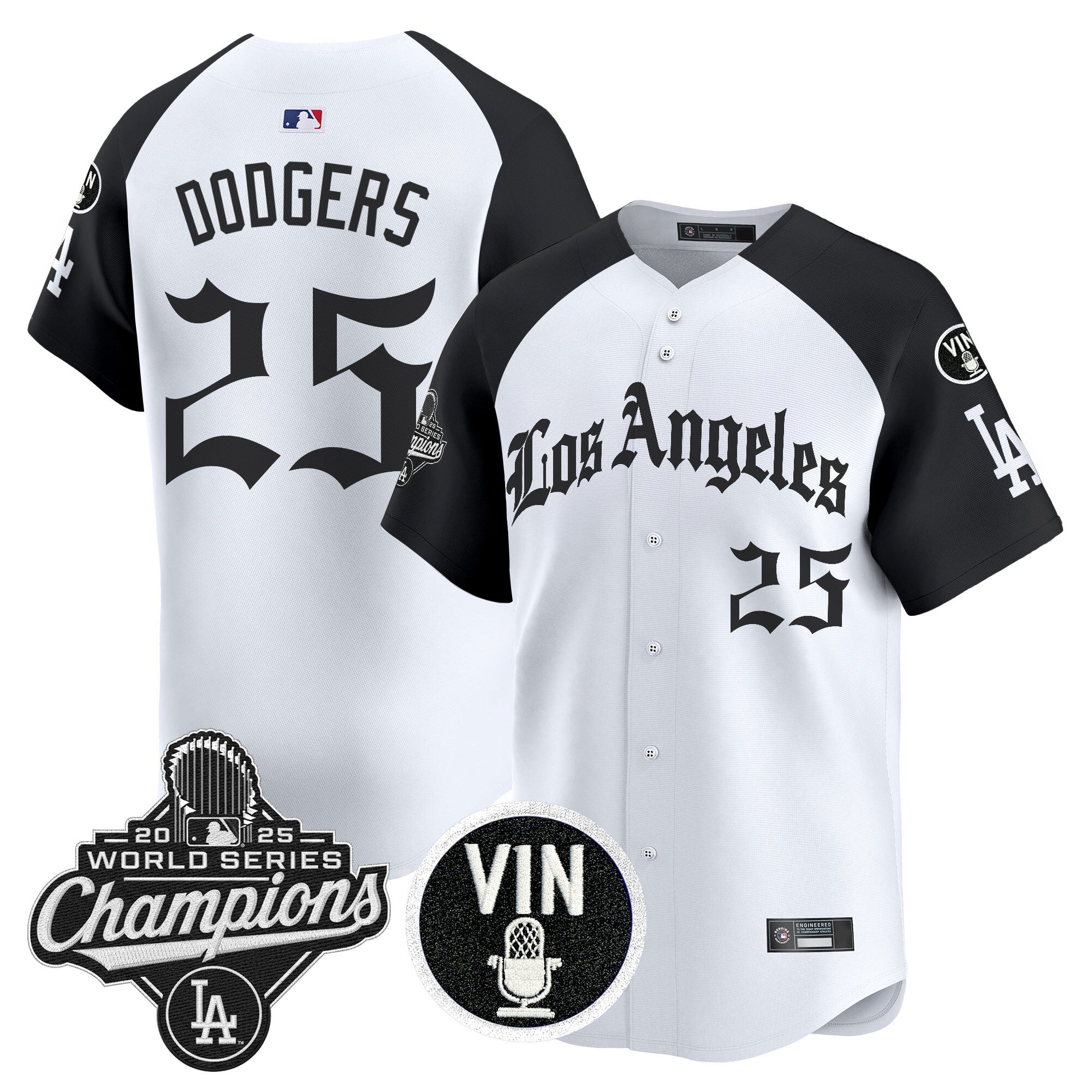 Men’s 2025 World Series Champions Vapor Premier Limited Jersey – LA Gothic Edition