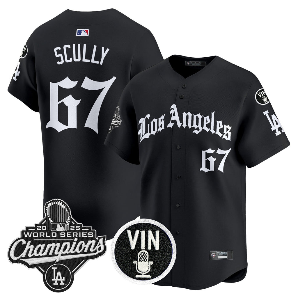 Men’s 2025 World Series Champions Vapor Premier Limited Jersey – LA Gothic Edition