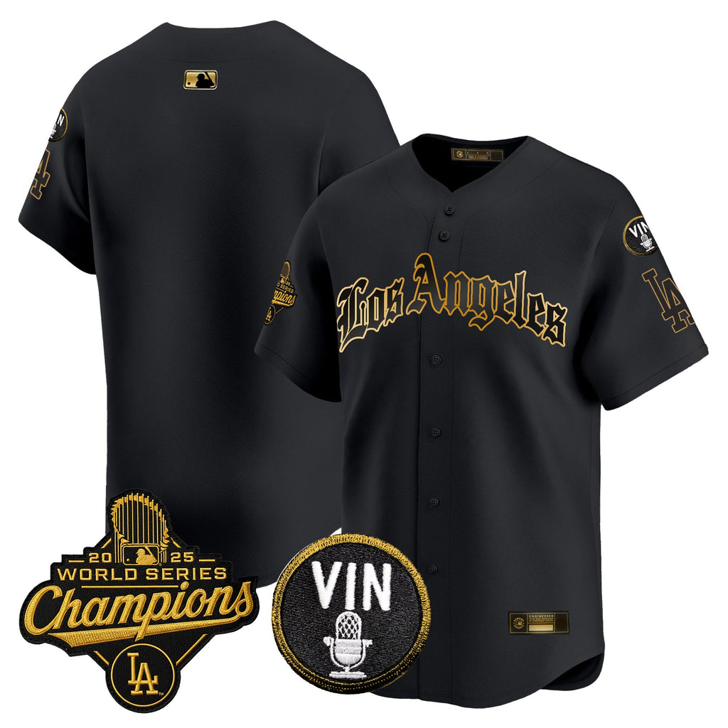 Men’s 2025 World Series Champions Vapor Premier Limited Jersey – LA Gothic Edition