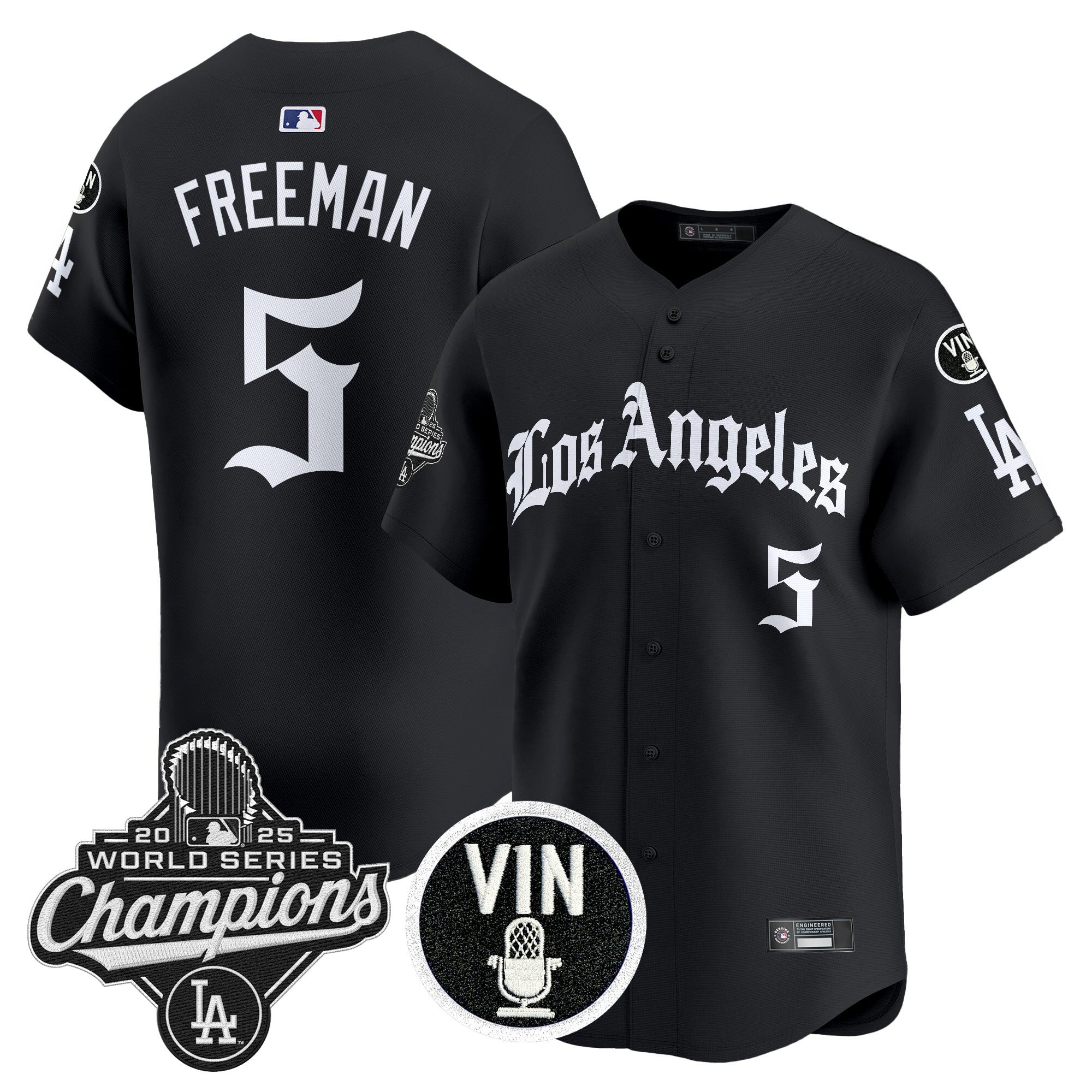 Men’s 2025 World Series Champions Vapor Premier Limited Jersey – LA Gothic Edition