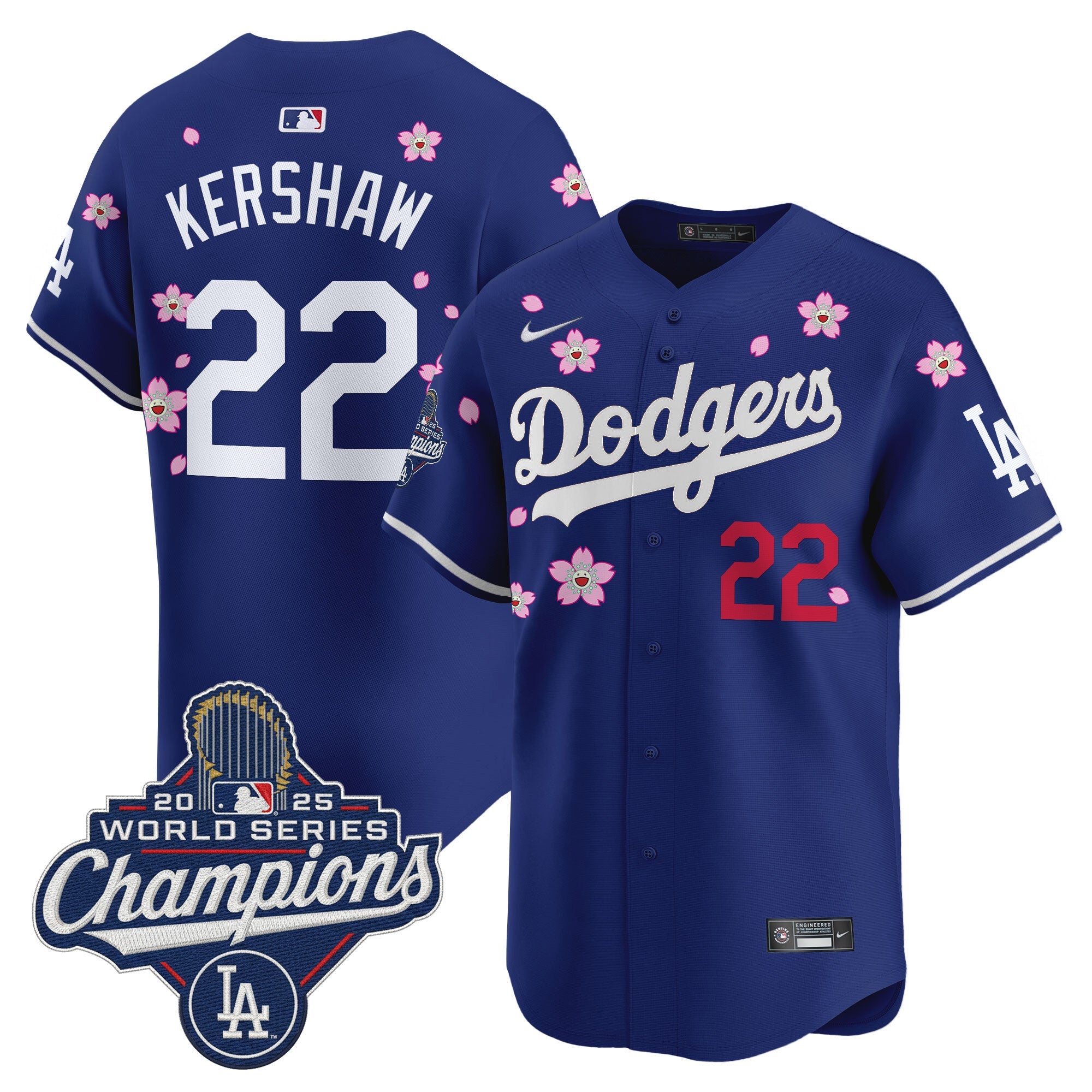 Men’s 2025 World Series Champions x Tokyo Series Vapor Premier Limited Jersey – Stitched