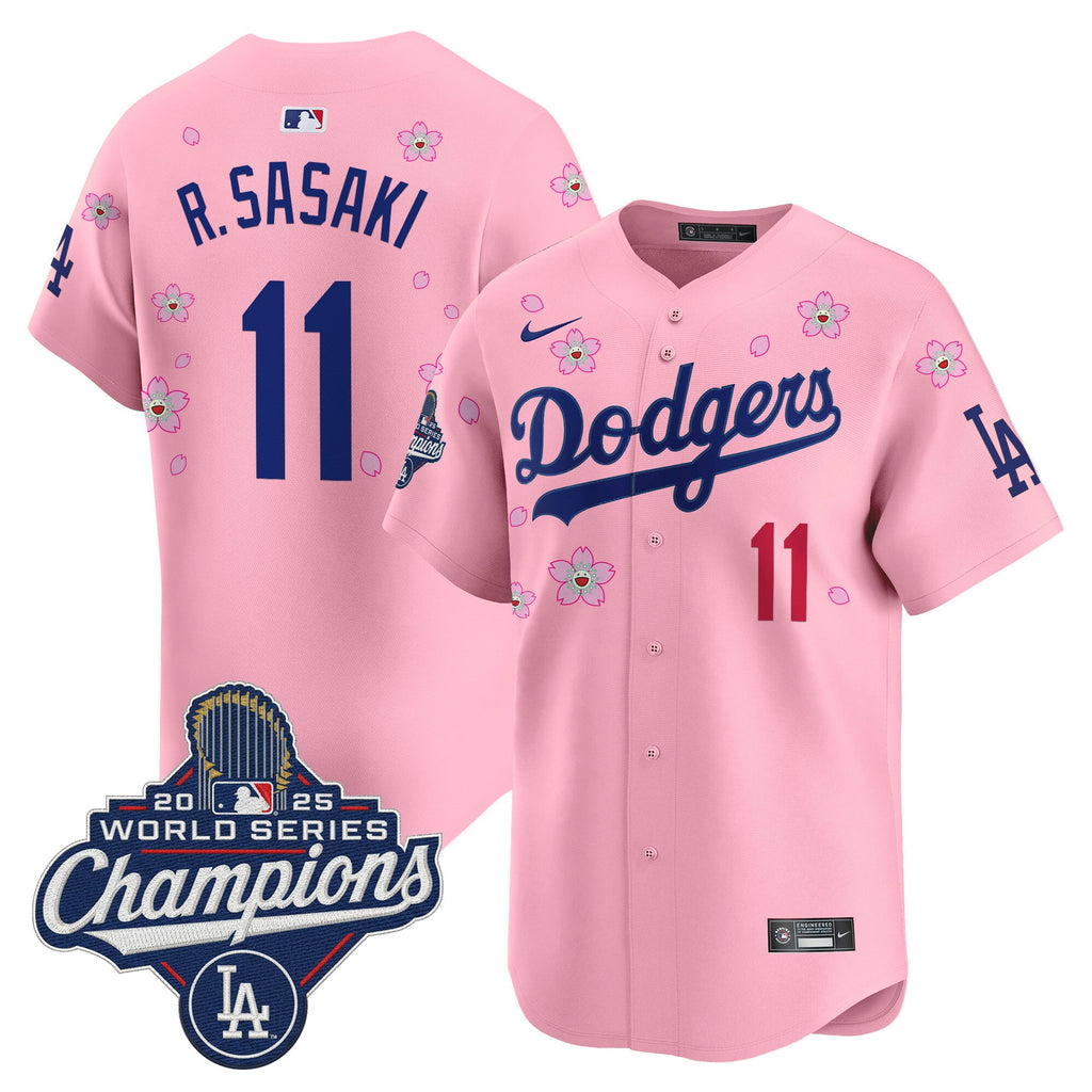Men’s 2025 World Series Champions x Tokyo Series Vapor Premier Limited Jersey – Stitched