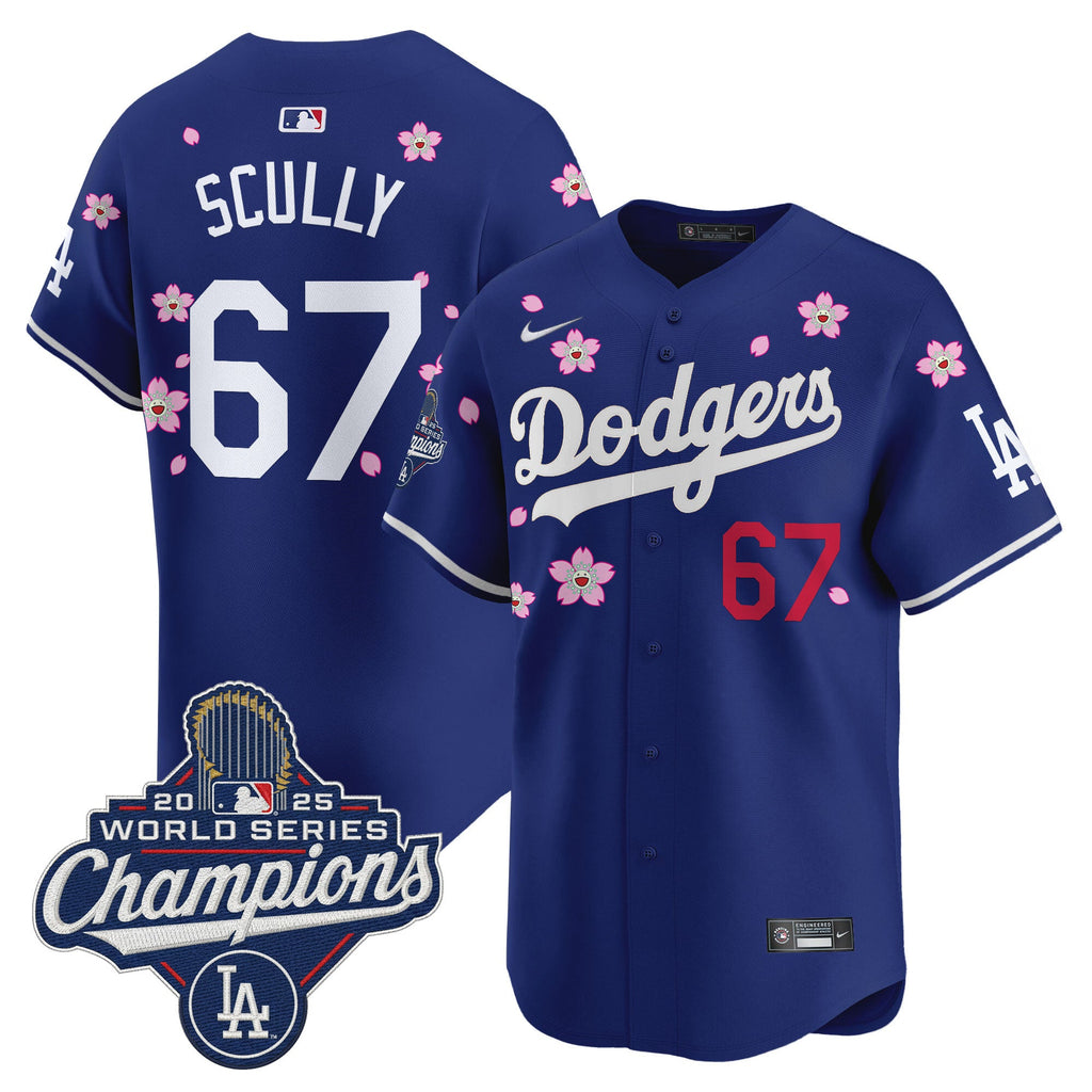 Men’s 2025 World Series Champions x Tokyo Series Vapor Premier Limited Jersey – Stitched