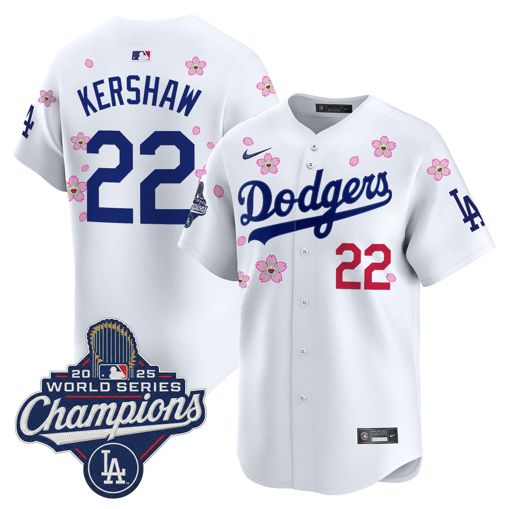 Men’s 2025 World Series Champions x Tokyo Series Vapor Premier Limited Jersey – Stitched
