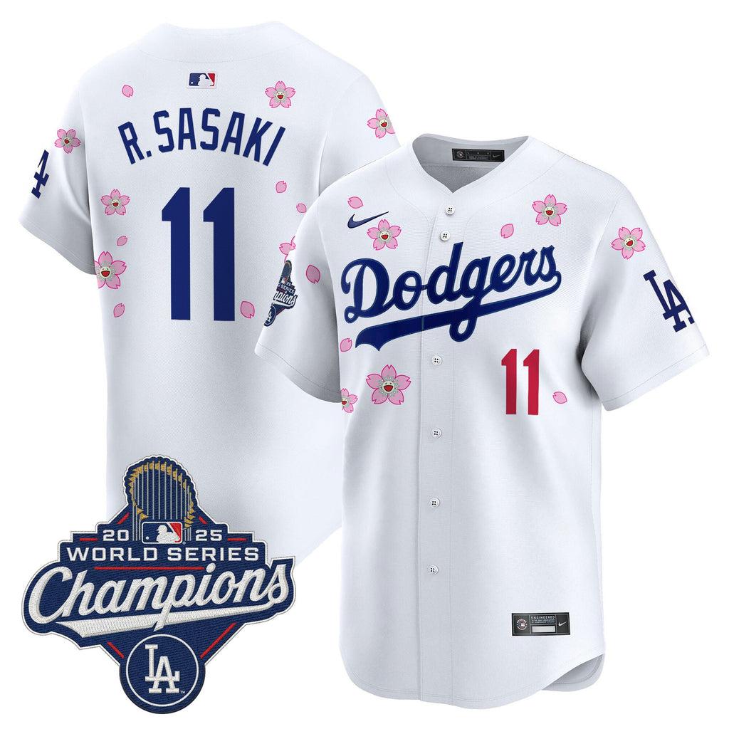 Men’s 2025 World Series Champions x Tokyo Series Vapor Premier Limited Jersey – Stitched