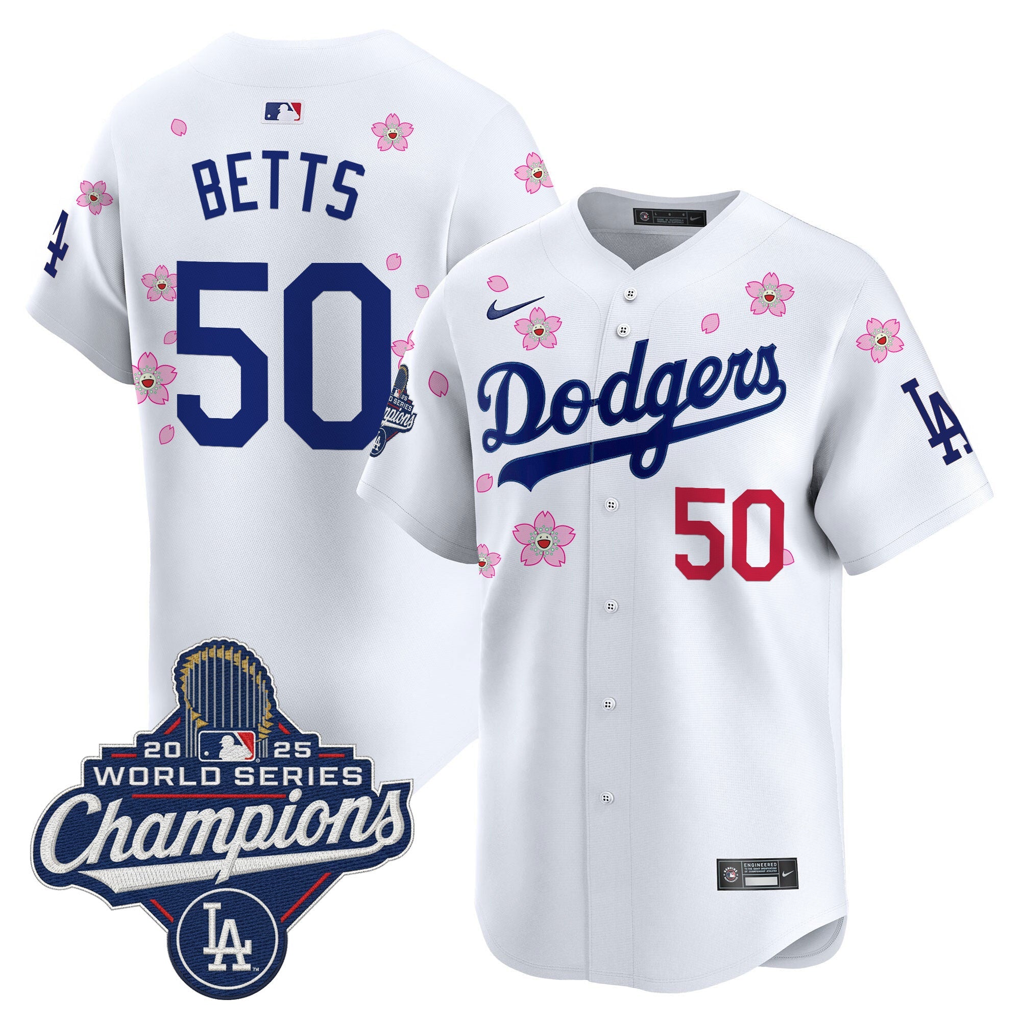 Men’s 2025 World Series Champions x Tokyo Series Vapor Premier Limited Jersey – Stitched