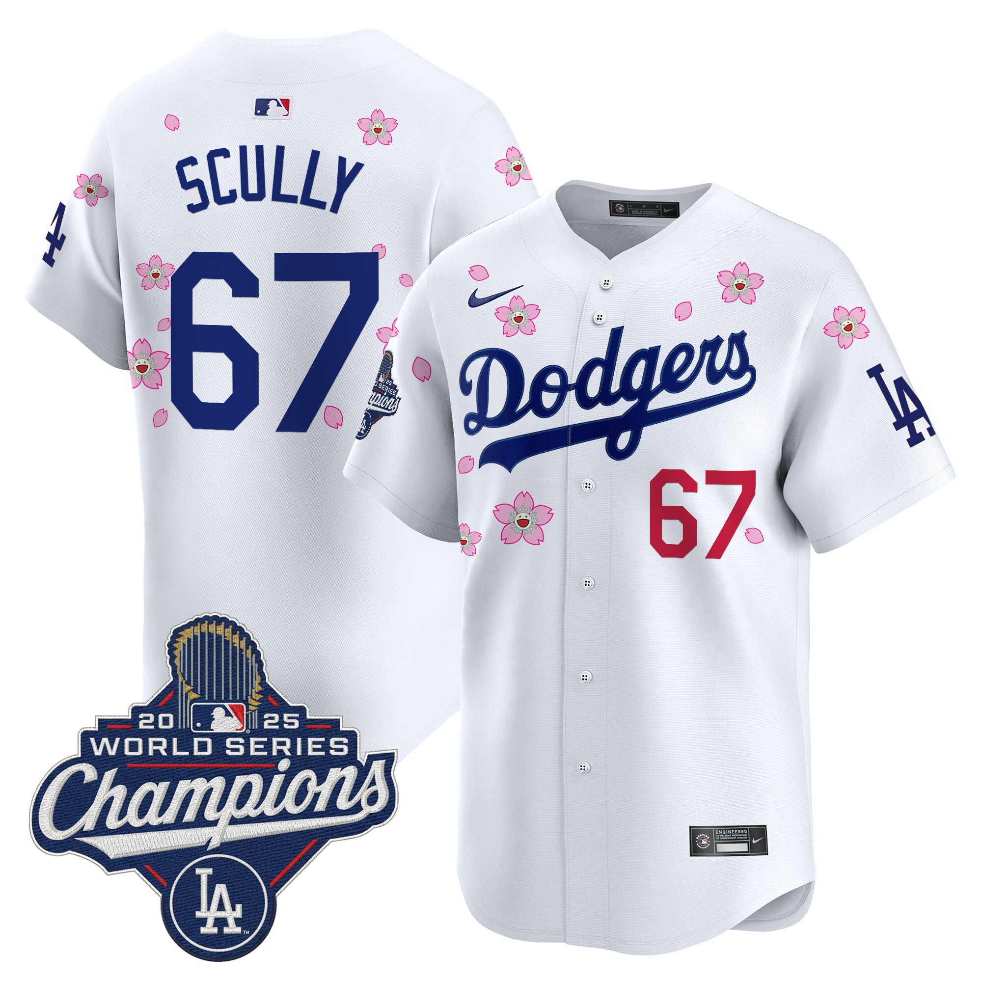 Men’s 2025 World Series Champions x Tokyo Series Vapor Premier Limited Jersey – Stitched