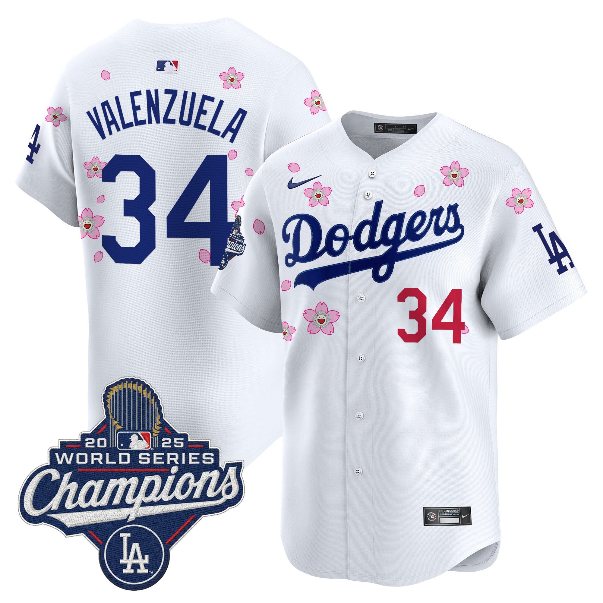 Men’s 2025 World Series Champions x Tokyo Series Vapor Premier Limited Jersey – Stitched