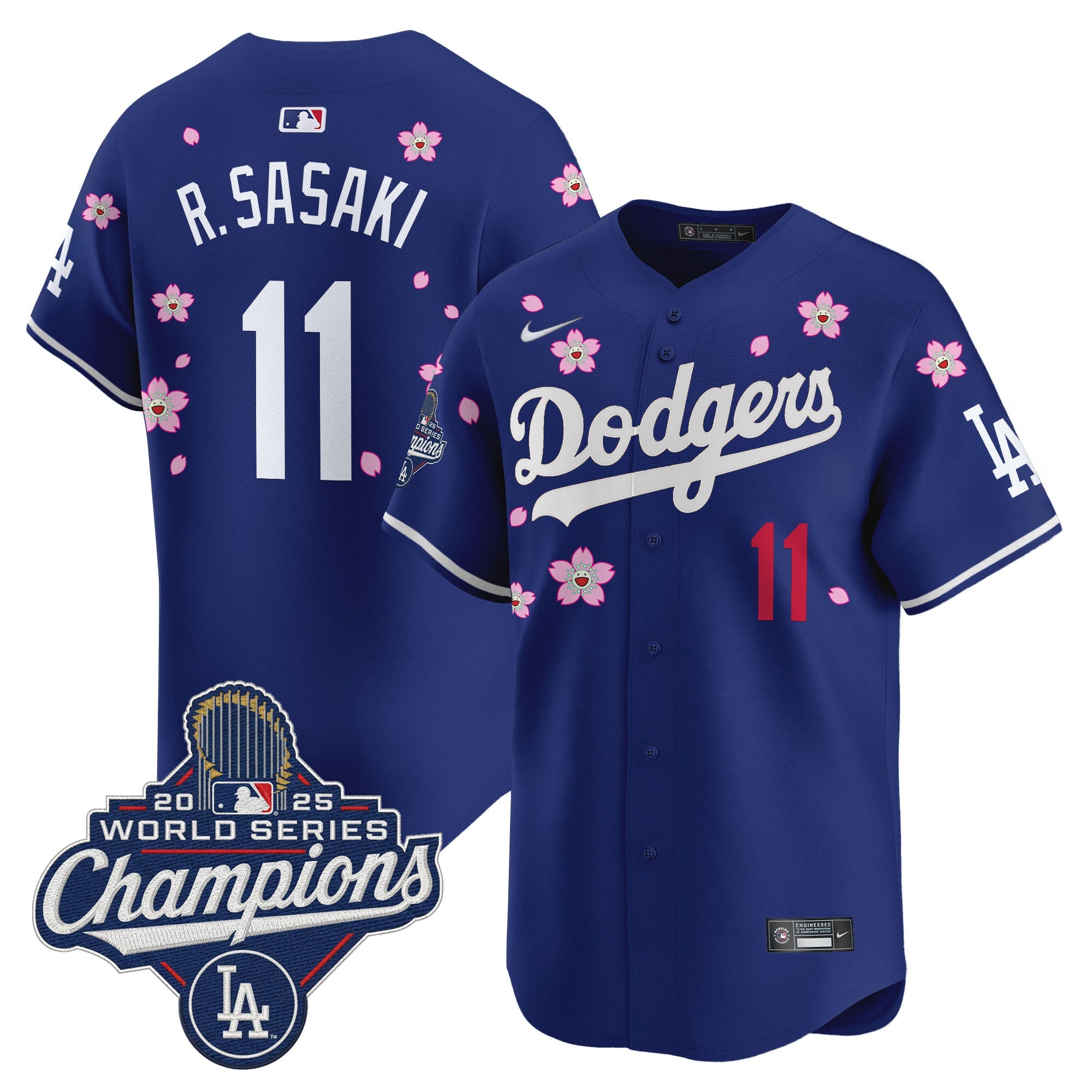 Men’s 2025 World Series Champions x Tokyo Series Vapor Premier Limited Jersey – Stitched