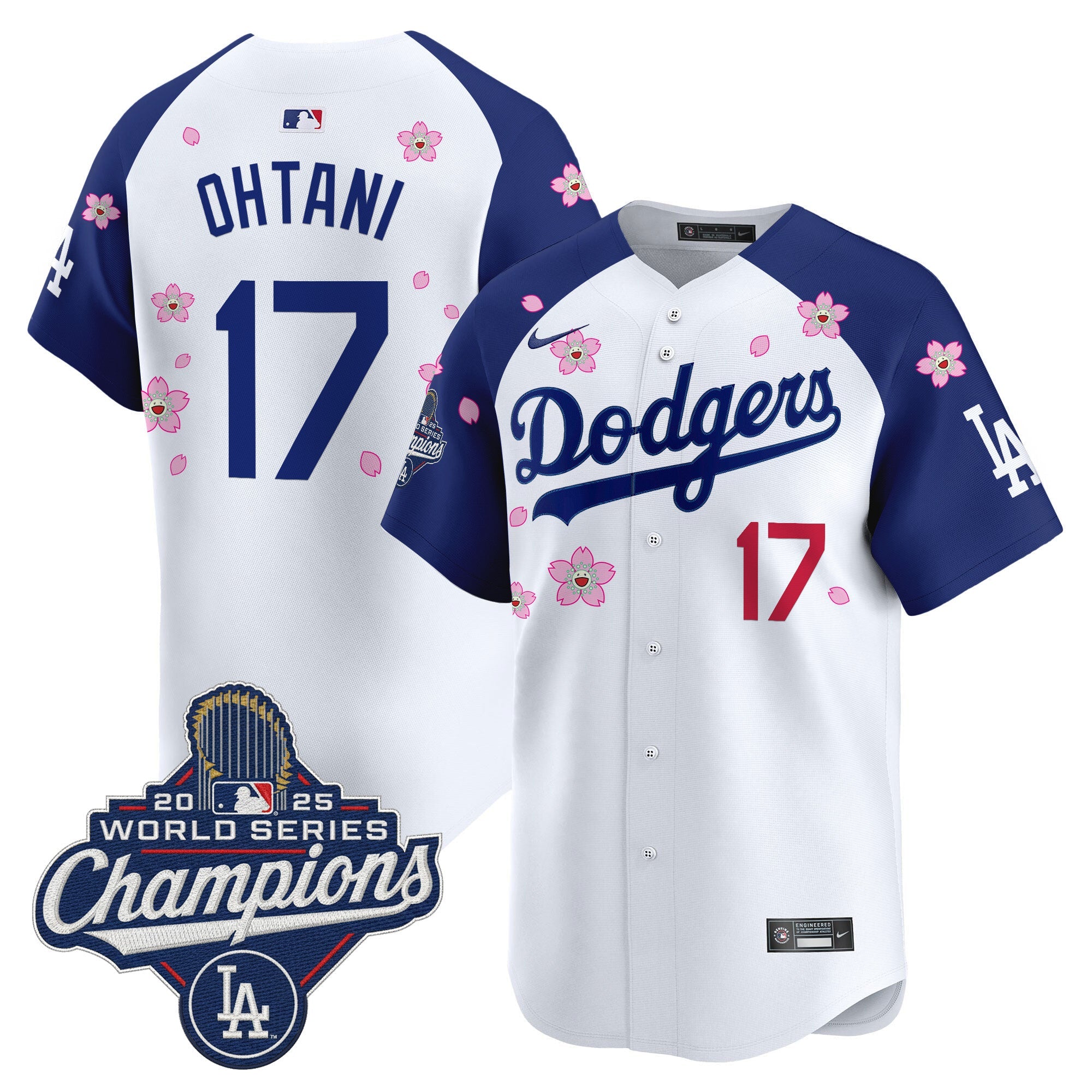 Men’s 2025 World Series Champions x Tokyo Series Vapor Premier Limited Jersey – Stitched