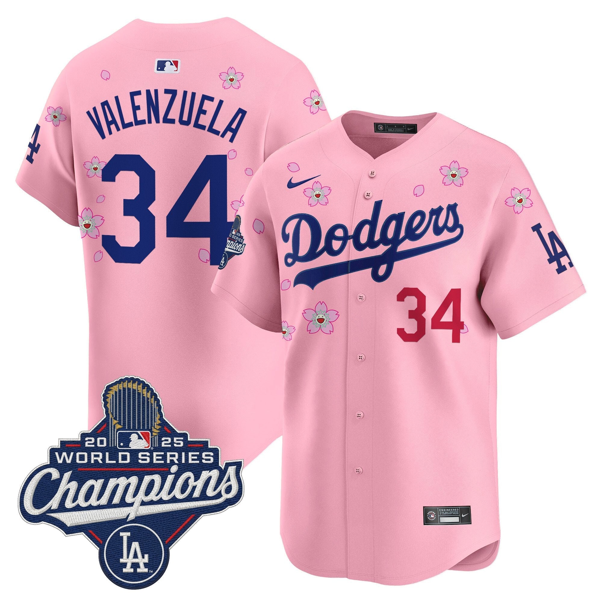 Men’s 2025 World Series Champions x Tokyo Series Vapor Premier Limited Jersey – Stitched