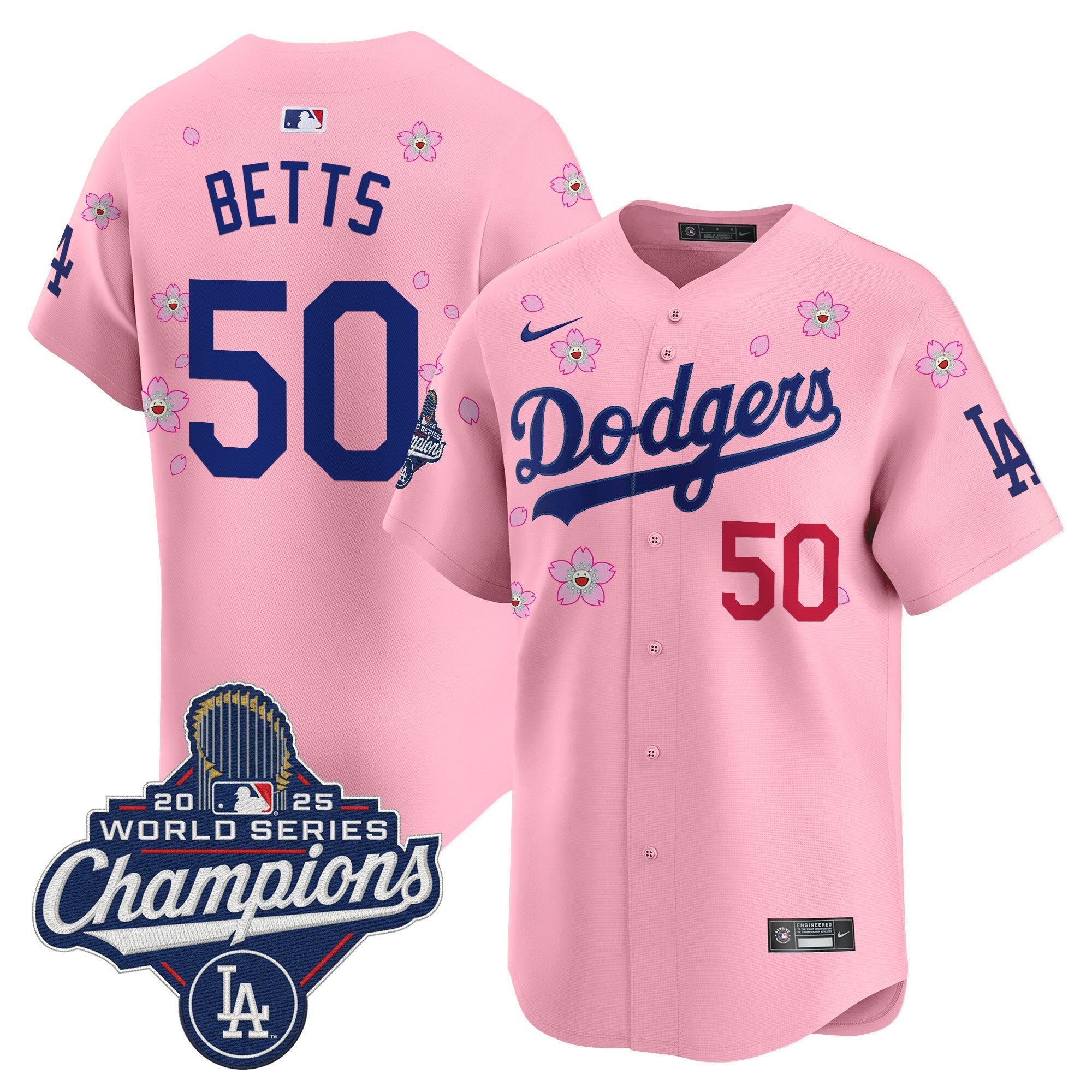 Men’s 2025 World Series Champions x Tokyo Series Vapor Premier Limited Jersey – Stitched