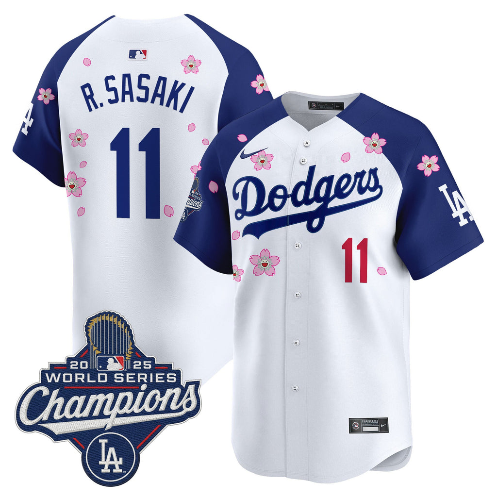 Men’s 2025 World Series Champions x Tokyo Series Vapor Premier Limited Jersey – Stitched