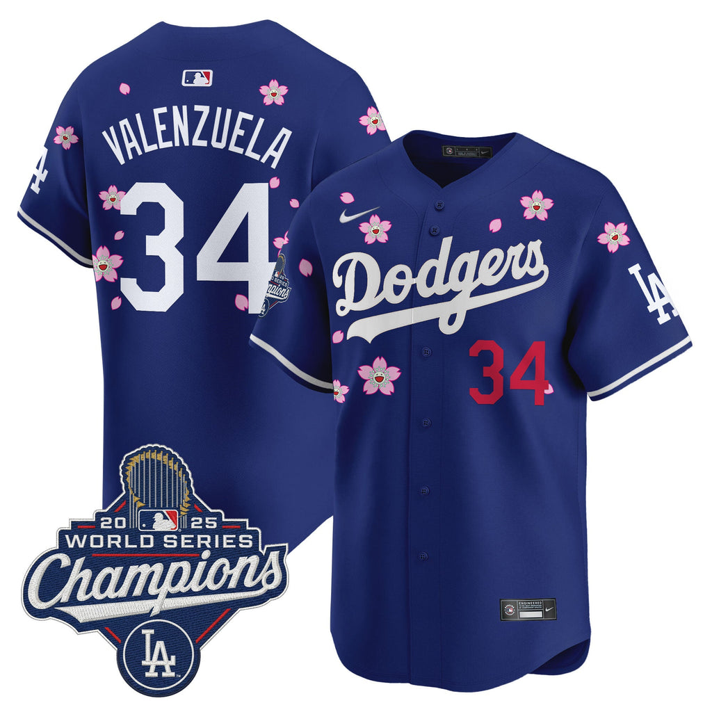 Men’s 2025 World Series Champions x Tokyo Series Vapor Premier Limited Jersey – Stitched