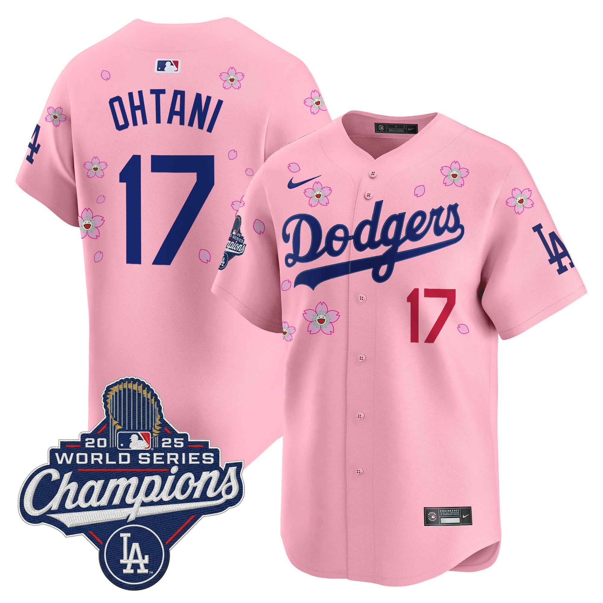 Men’s 2025 World Series Champions x Tokyo Series Vapor Premier Limited Jersey – Stitched