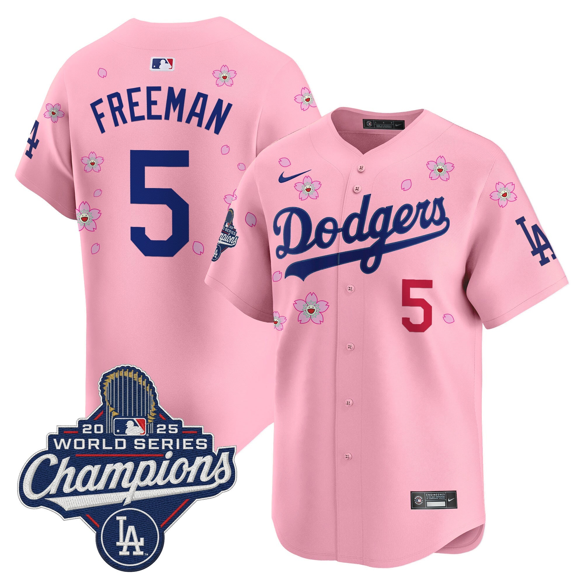 Men’s 2025 World Series Champions x Tokyo Series Vapor Premier Limited Jersey – Stitched