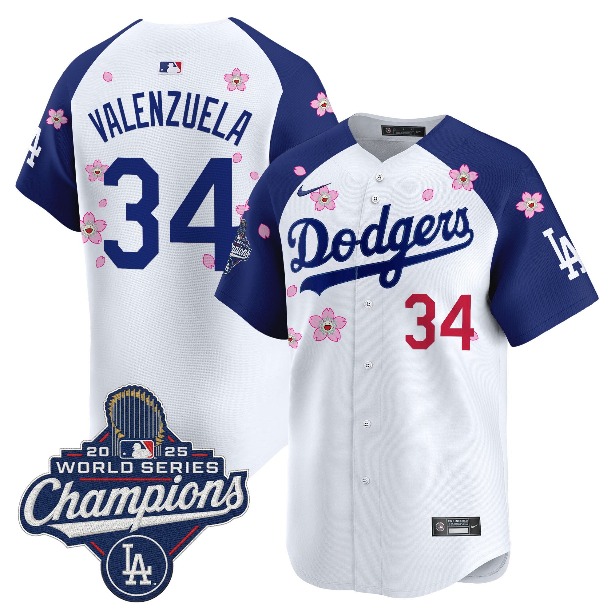 Men’s 2025 World Series Champions x Tokyo Series Vapor Premier Limited Jersey – Stitched