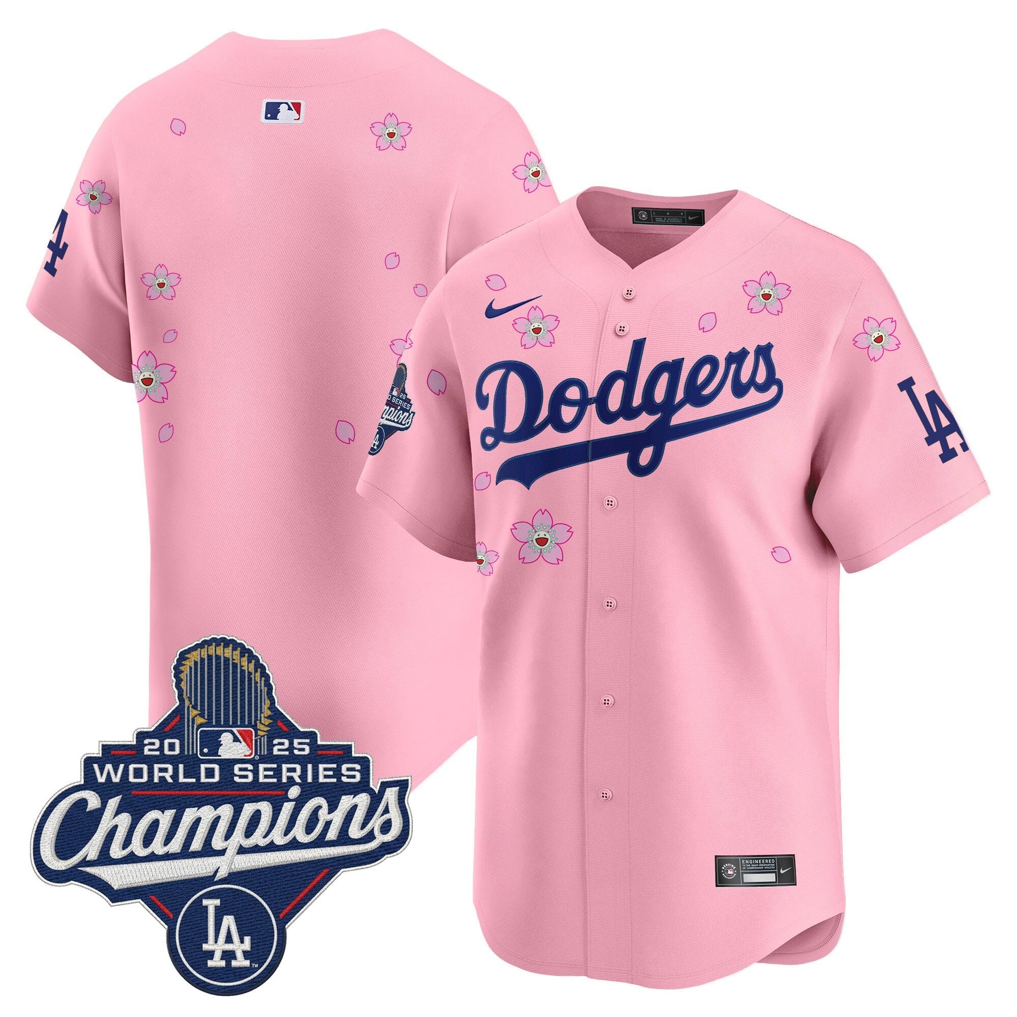Men’s 2025 World Series Champions x Tokyo Series Vapor Premier Limited Jersey – Stitched