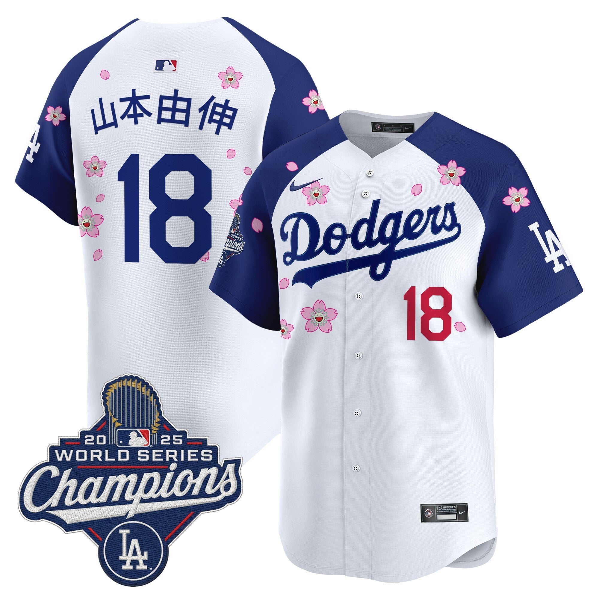 Men’s 2025 World Series Champions x Tokyo Series Vapor Premier Limited Jersey – Stitched