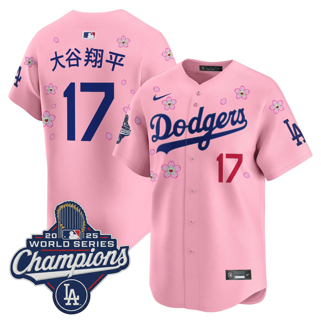 Men’s 2025 World Series Champions x Tokyo Series Vapor Premier Limited Jersey – Stitched