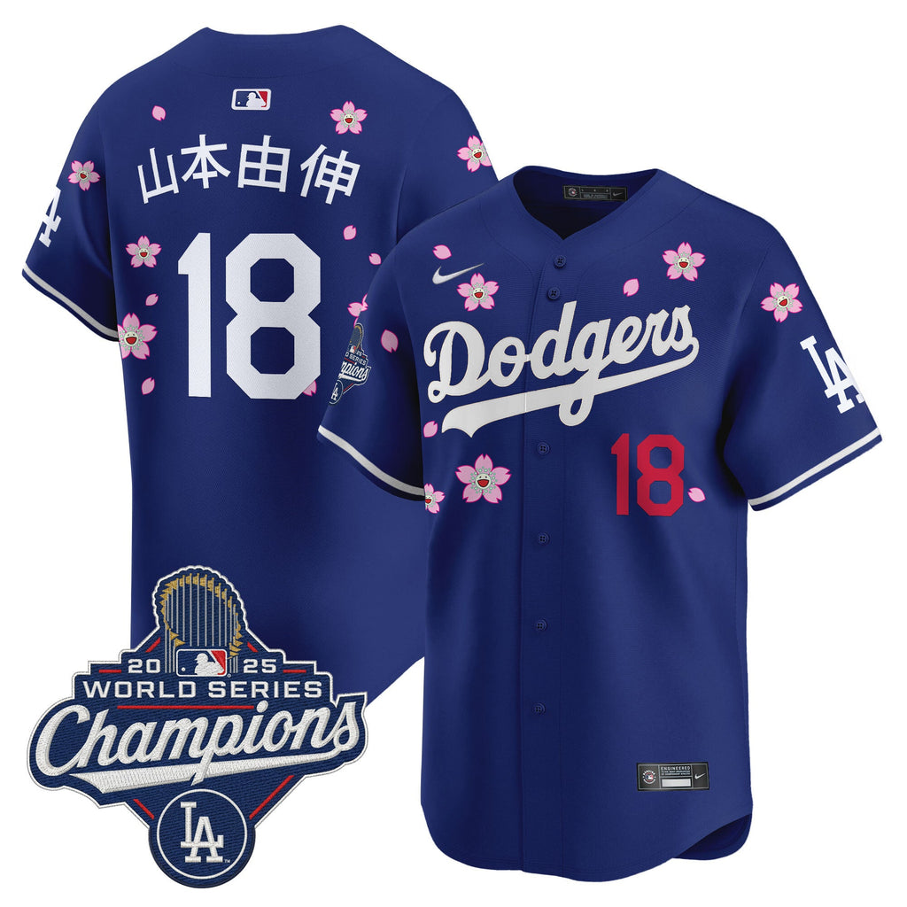 Men’s 2025 World Series Champions x Tokyo Series Vapor Premier Limited Jersey – Stitched