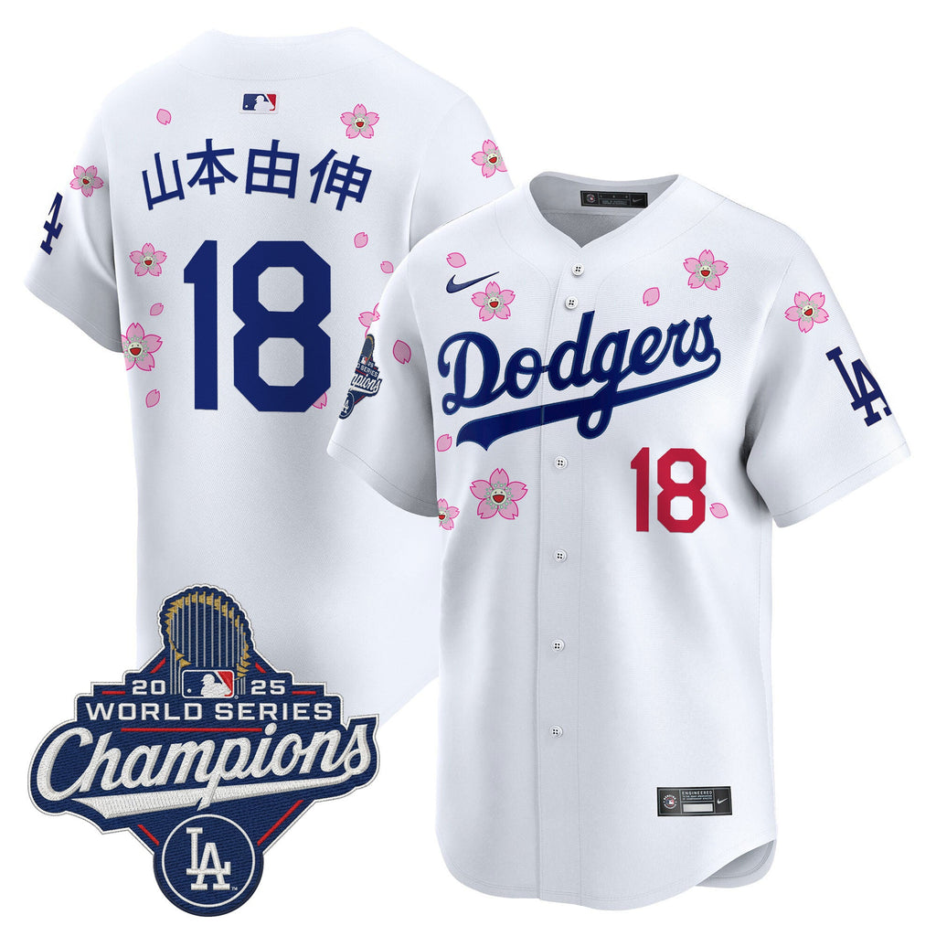 Men’s 2025 World Series Champions x Tokyo Series Vapor Premier Limited Jersey – Stitched