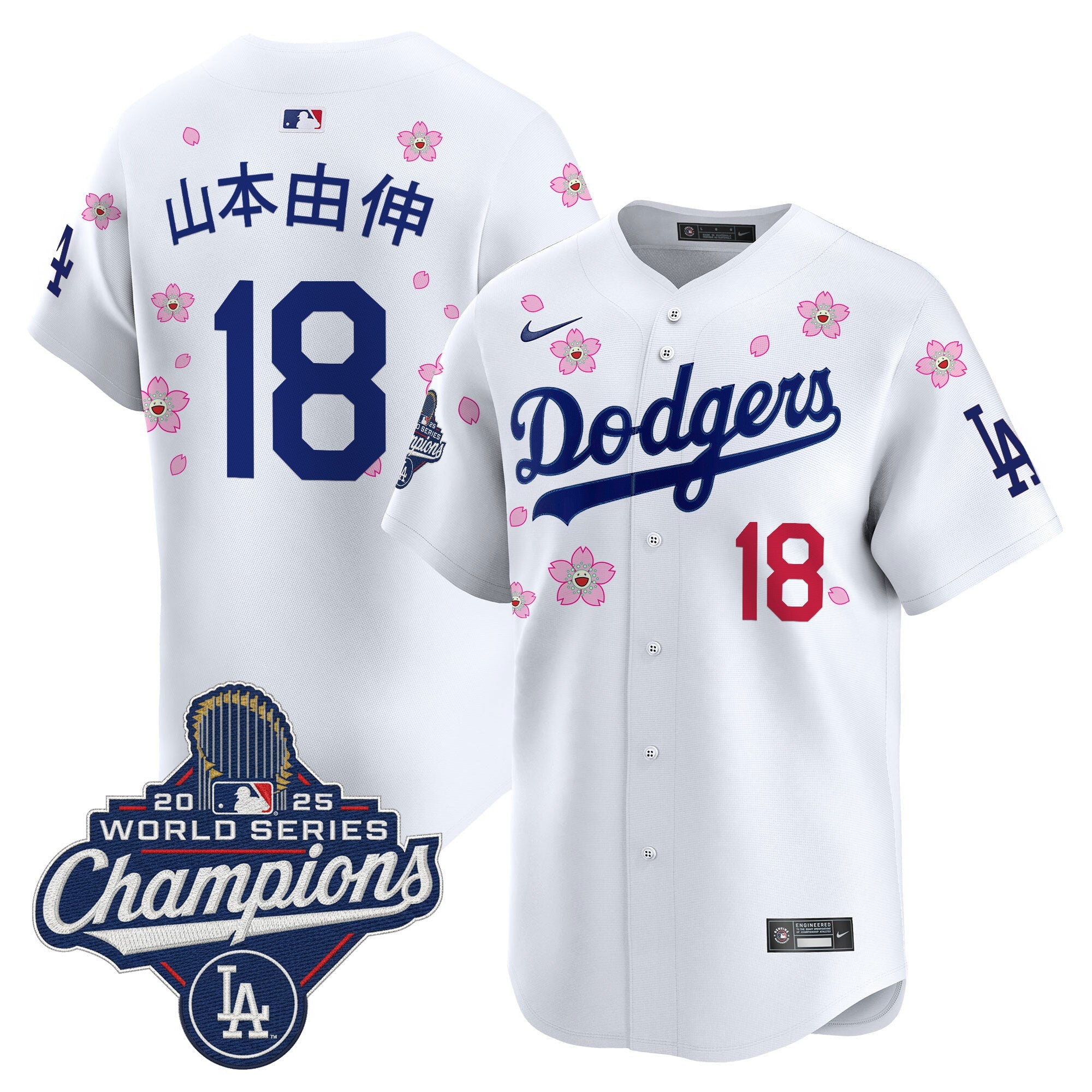 Men’s 2025 World Series Champions x Tokyo Series Vapor Premier Limited Jersey – Stitched
