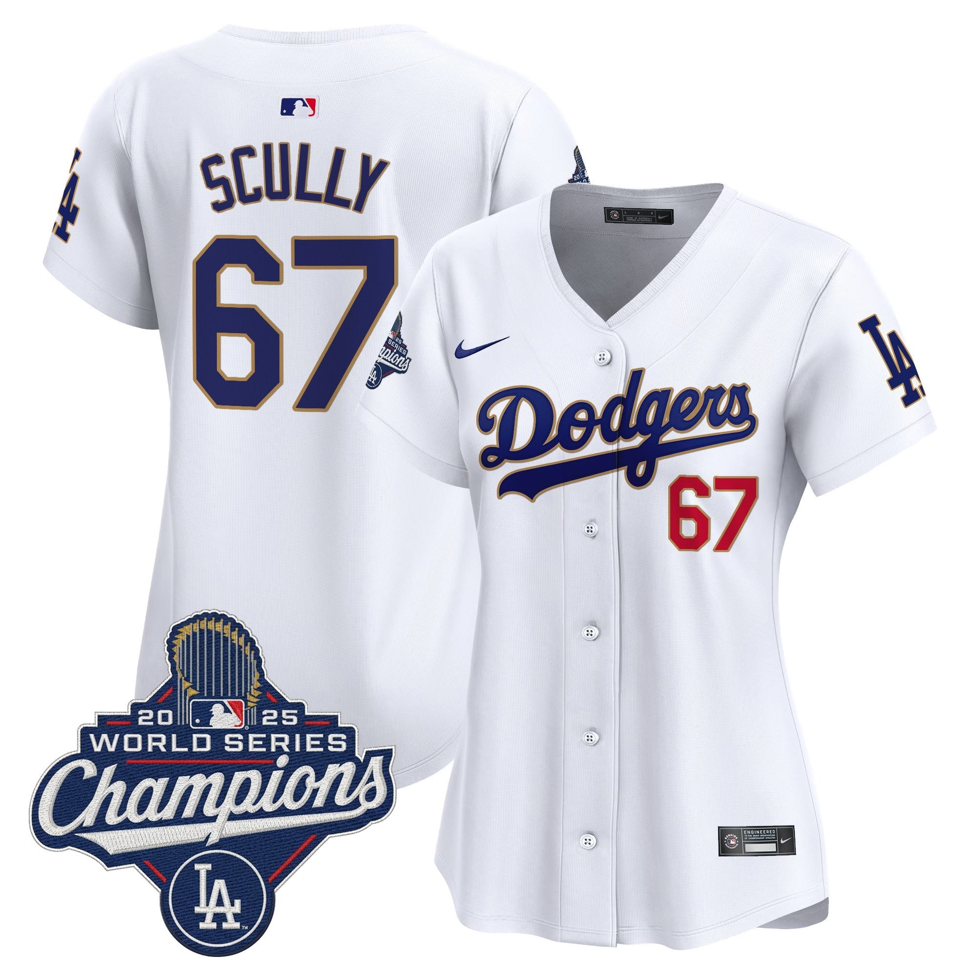 Women’s 2025 World Series Champions Patch Gold Trim Vapor Premier Limited Jersey