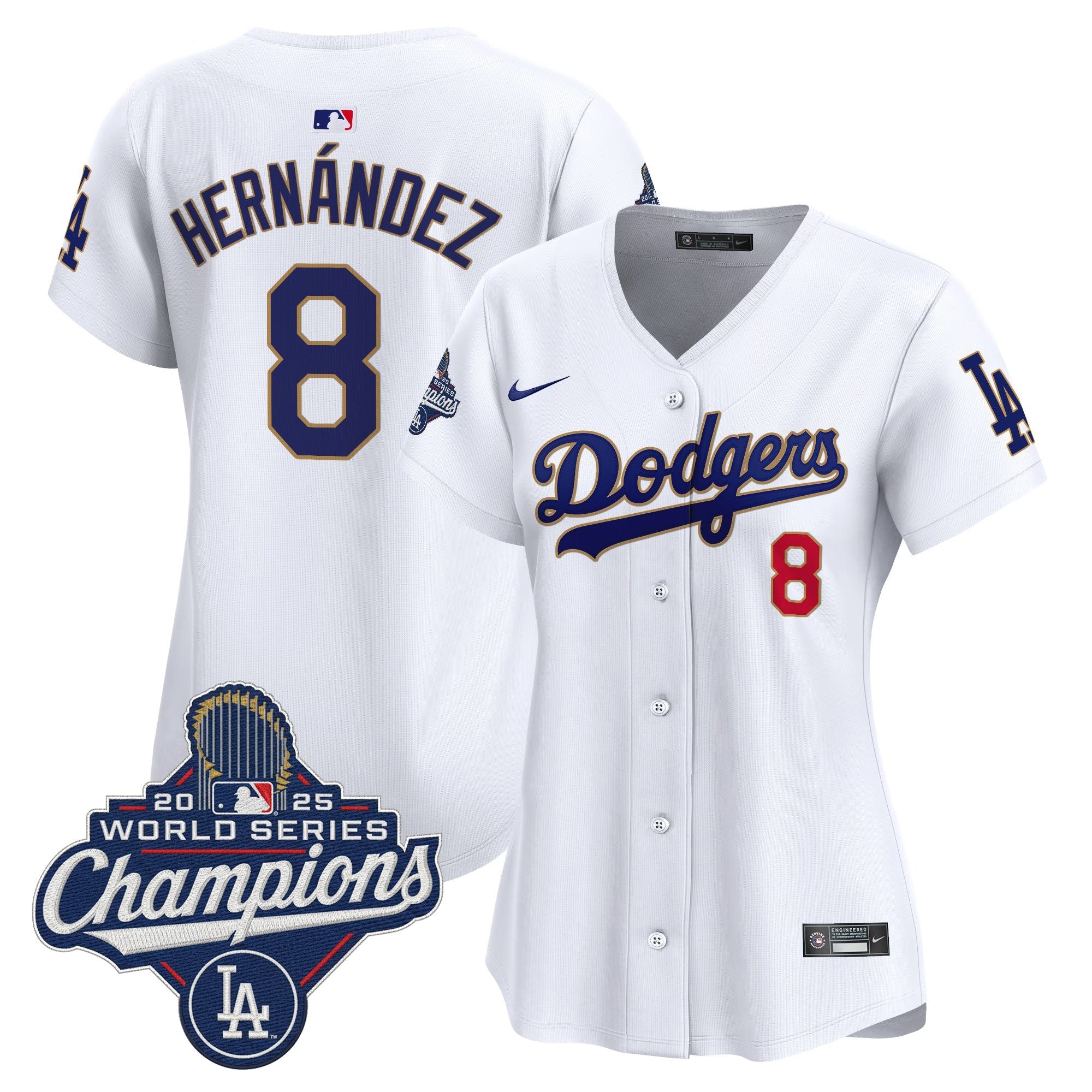 Women’s 2025 World Series Champions Patch Gold Trim Vapor Premier Limited Jersey