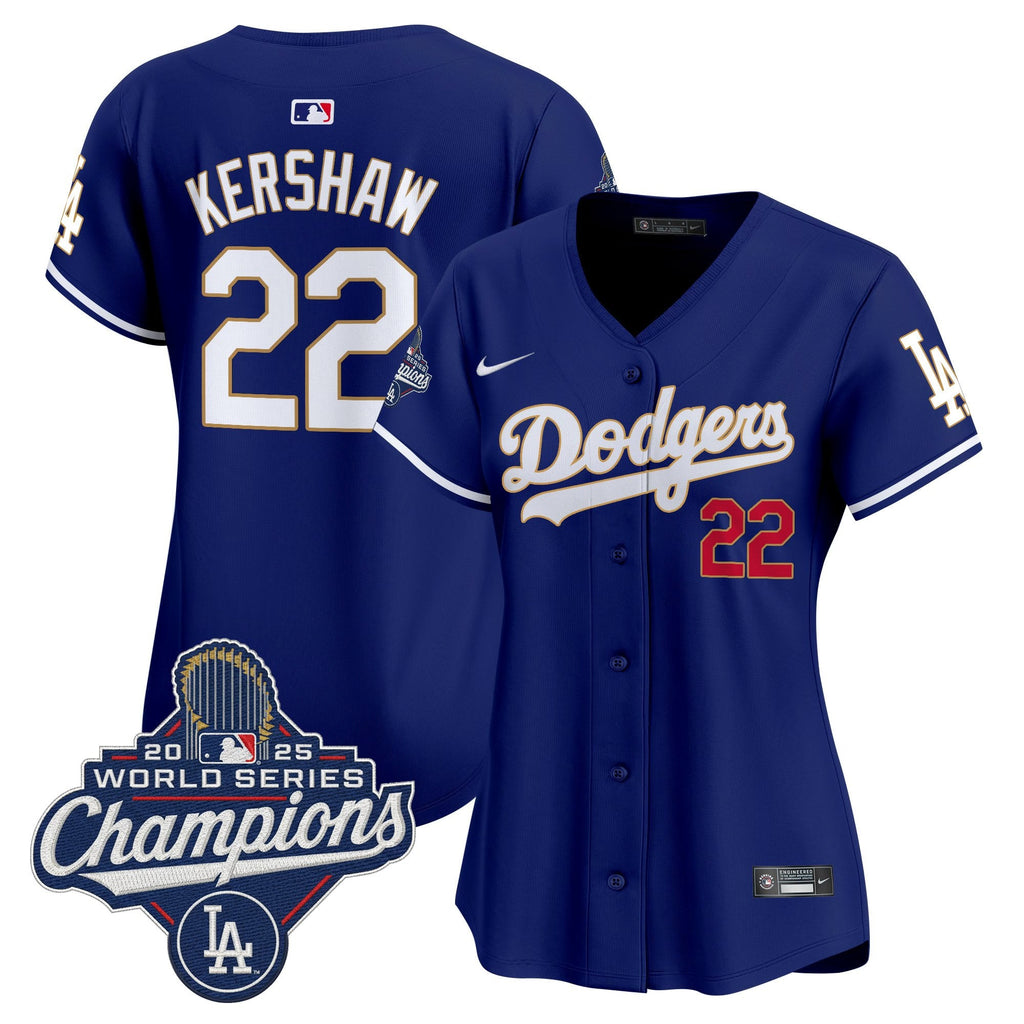 Women’s 2025 World Series Champions Patch Gold Trim Vapor Premier Limited Jersey