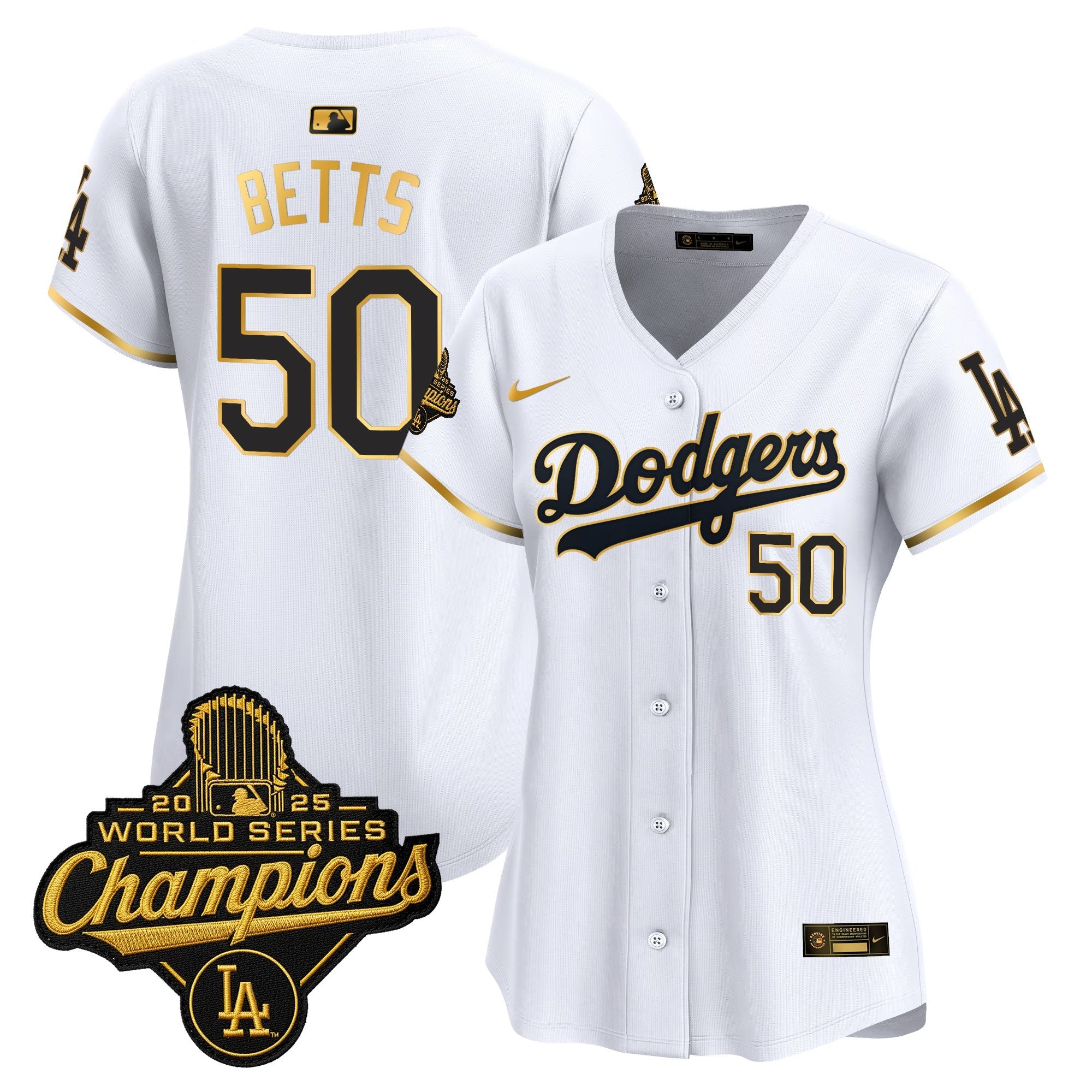 Women’s 2025 World Series Champions Patch Gold Trim Vapor Premier Limited Jersey