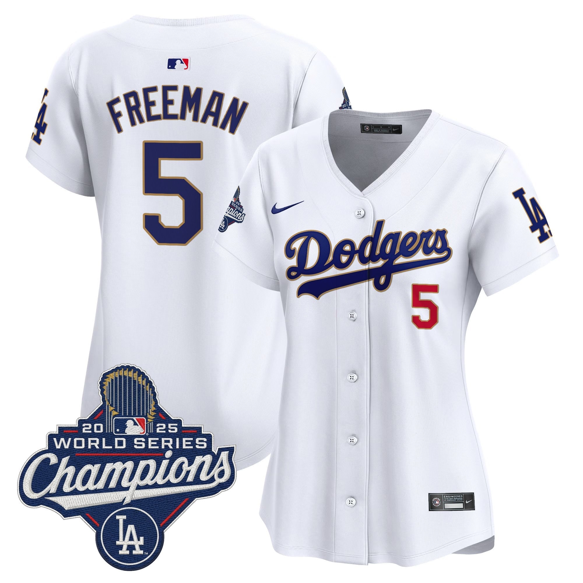Women’s 2025 World Series Champions Patch Gold Trim Vapor Premier Limited Jersey