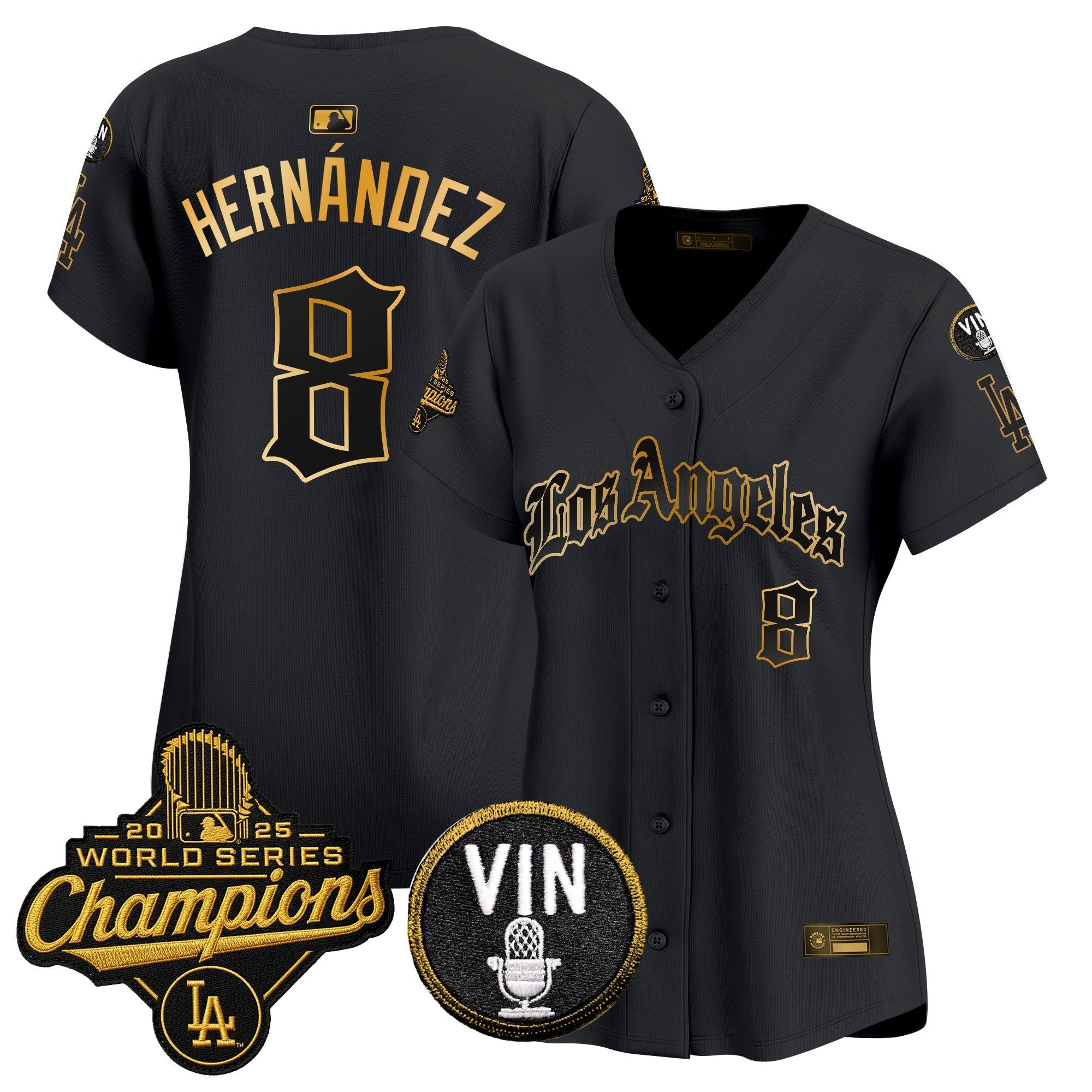 Women’s 2025 World Series Champions Vapor Premier Limited Jersey – LA Gothic Edition