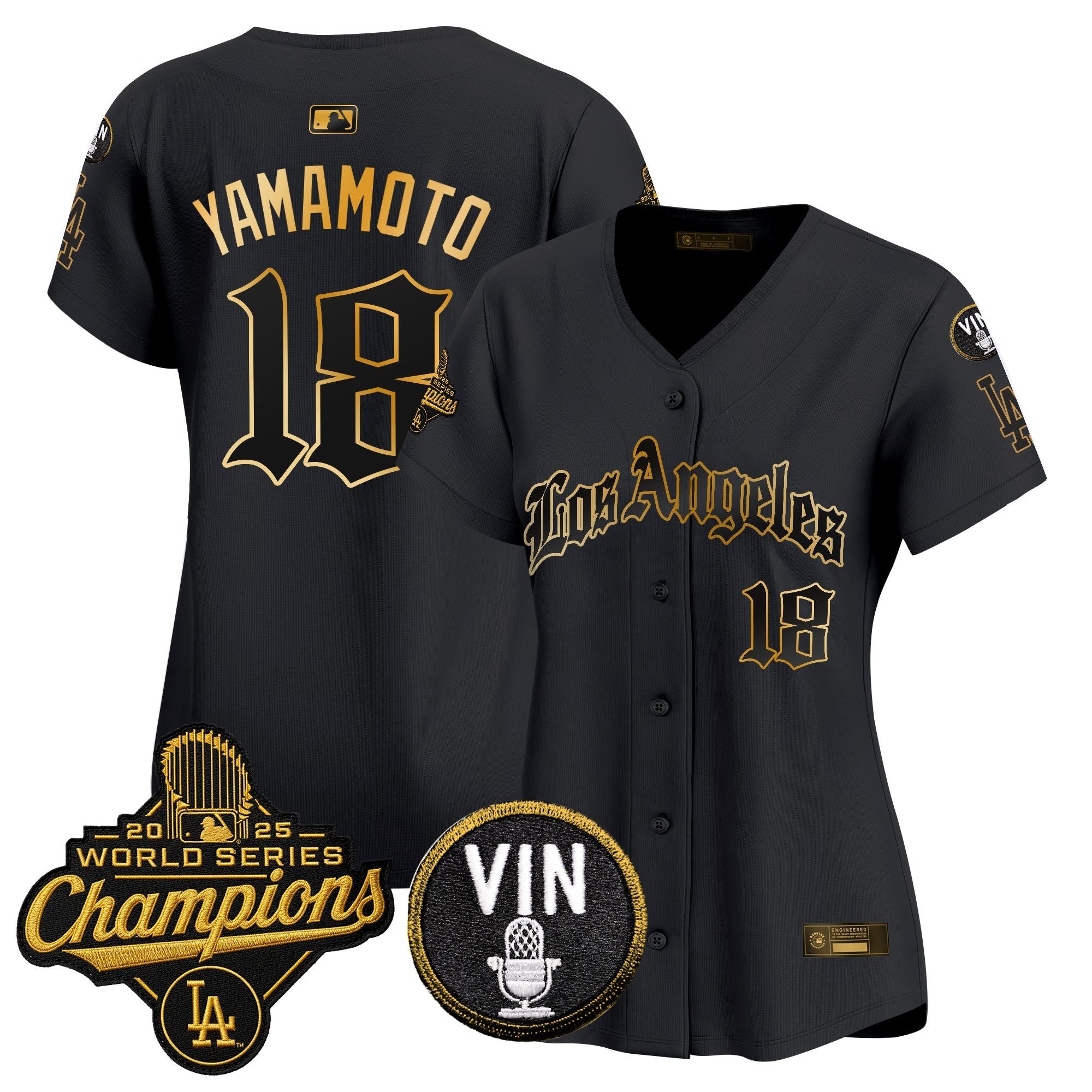 Women’s 2025 World Series Champions Vapor Premier Limited Jersey – LA Gothic Edition