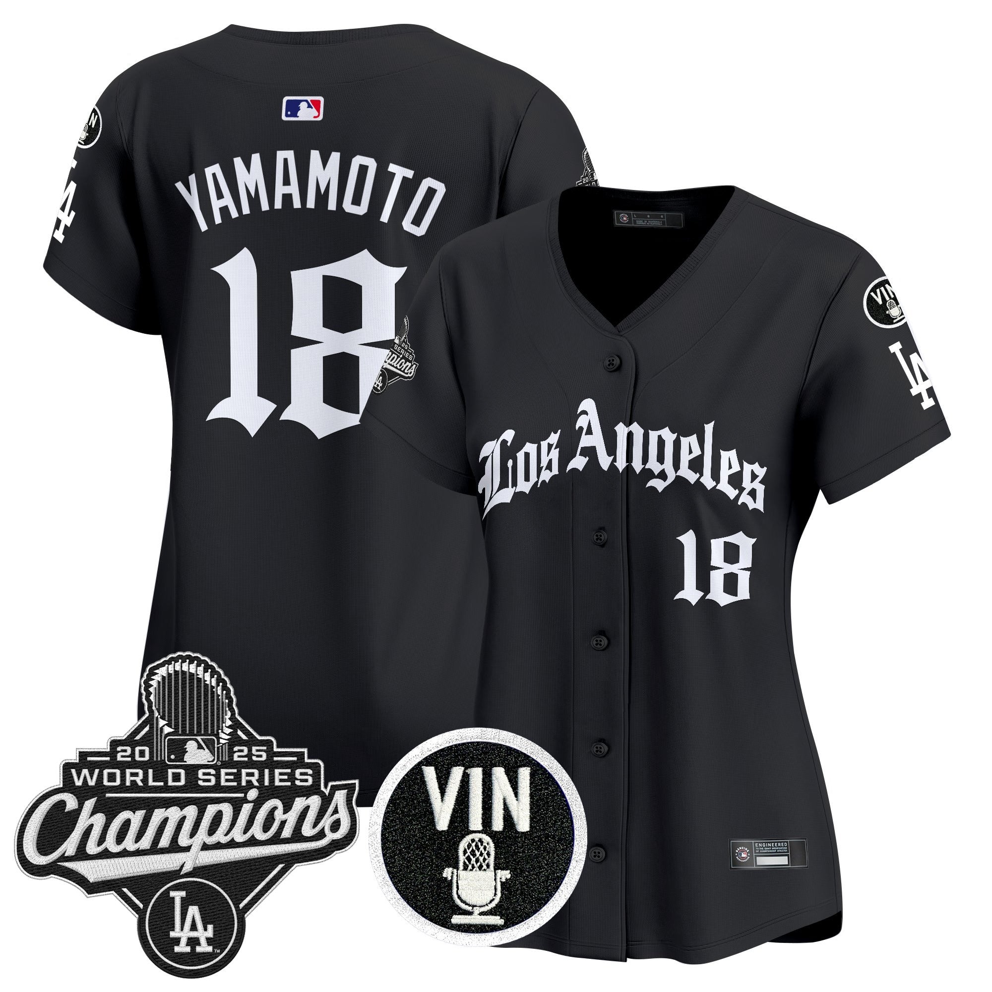 Women’s 2025 World Series Champions Vapor Premier Limited Jersey – LA Gothic Edition