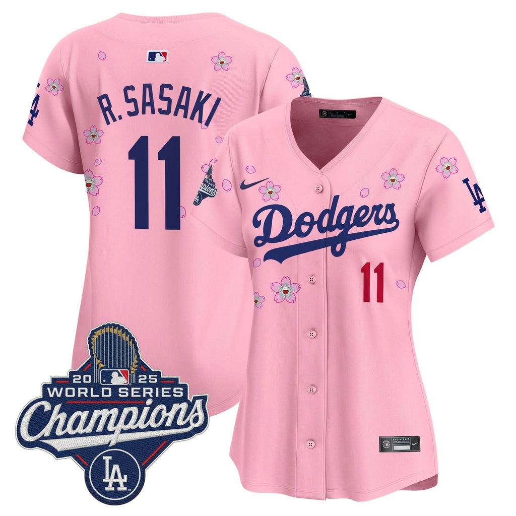 Women’s 2025 World Series Champions x Tokyo Series Vapor Premier Limited Jersey – Stitched