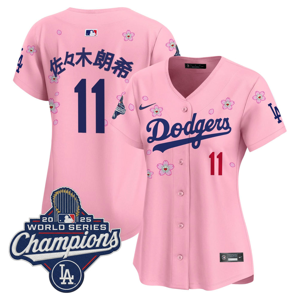 Women’s 2025 World Series Champions x Tokyo Series Vapor Premier Limited Jersey – Stitched