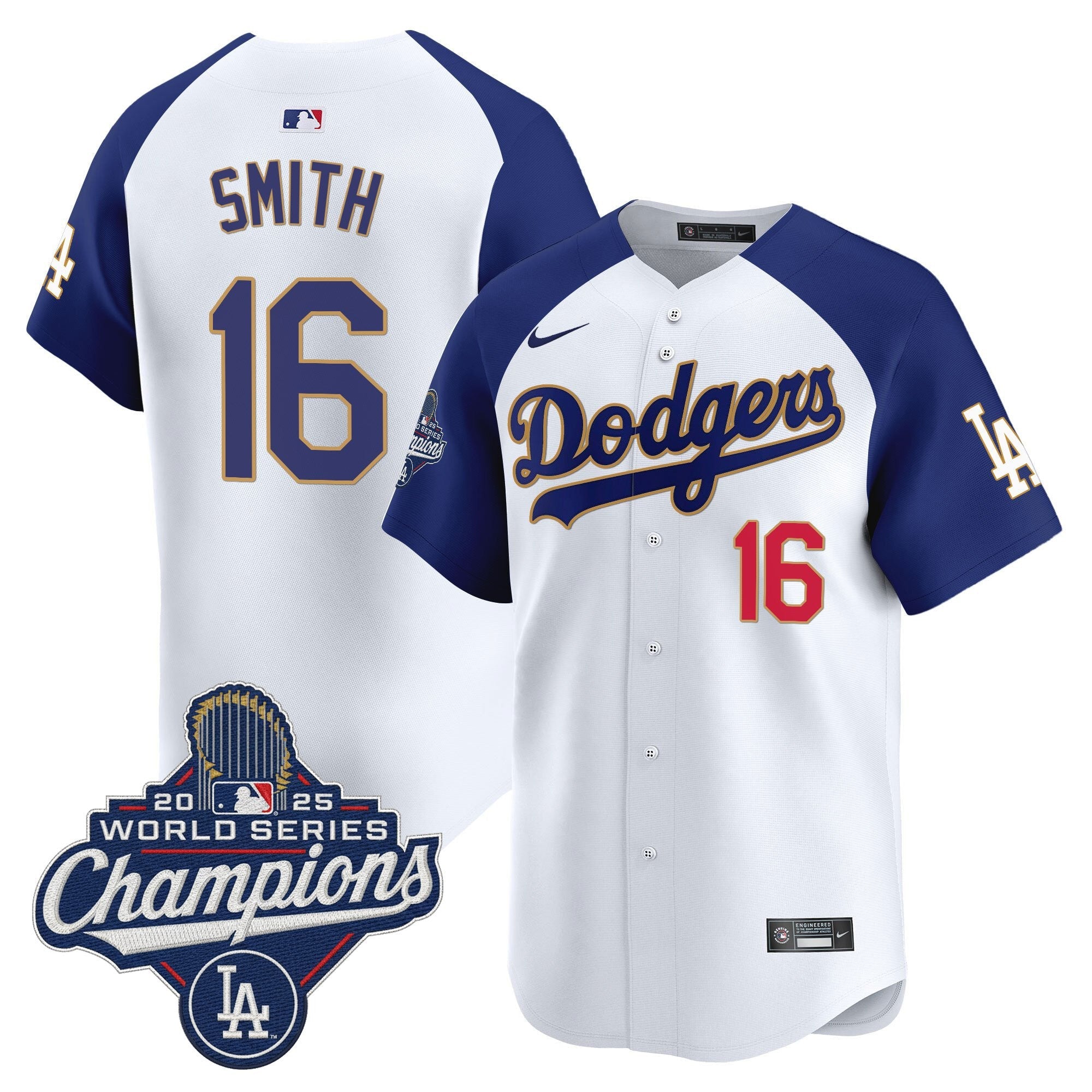 Men’s 2025 World Series Champions Patch Gold Trim Vapor Premier Limited Jersey