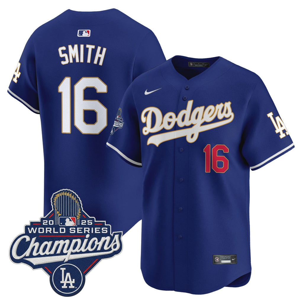 Men’s 2025 World Series Champions Patch Gold Trim Vapor Premier Limited Jersey