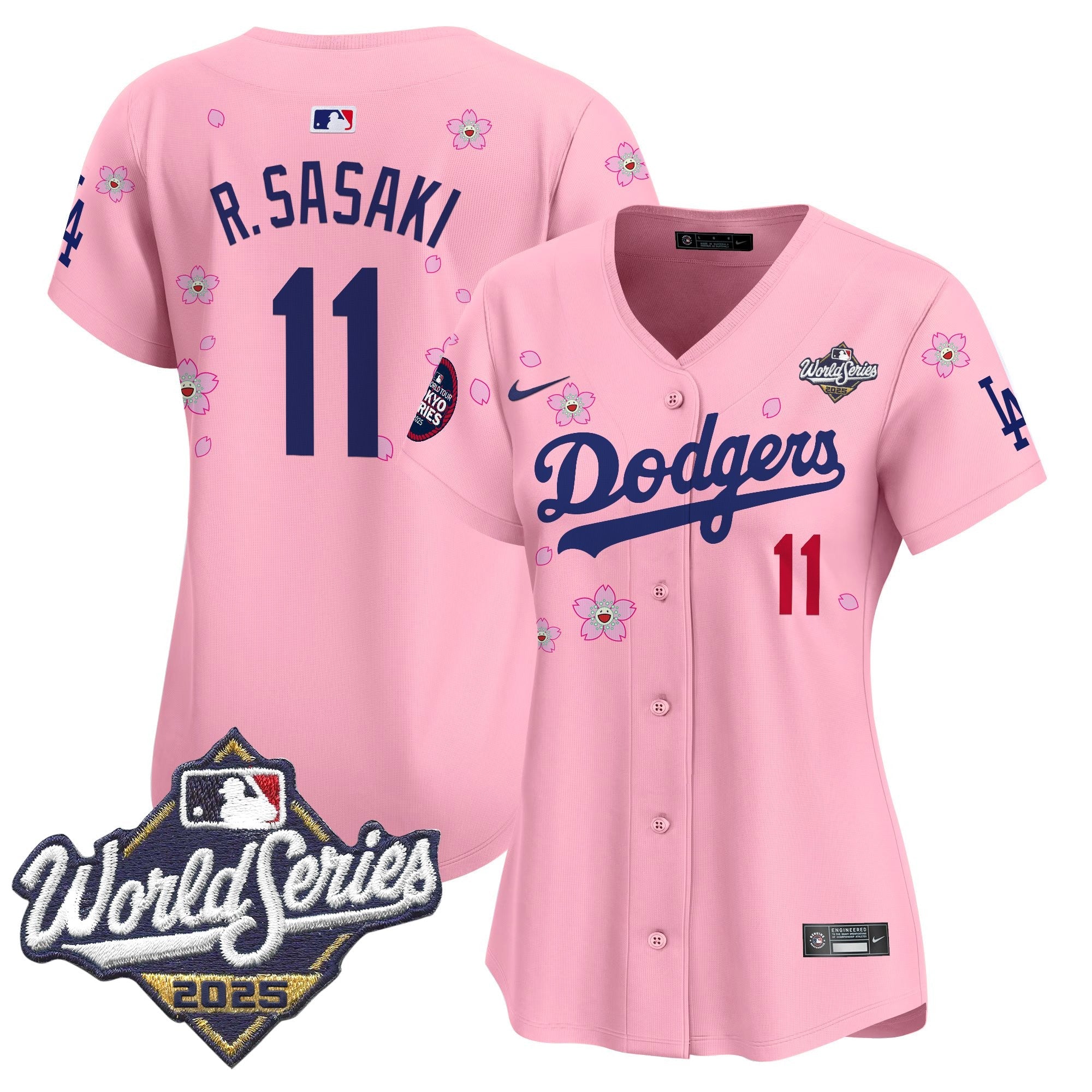 Women’s 2025 World Series x Tokyo Series Vapor Premier Limited Jersey V2 – Stitched