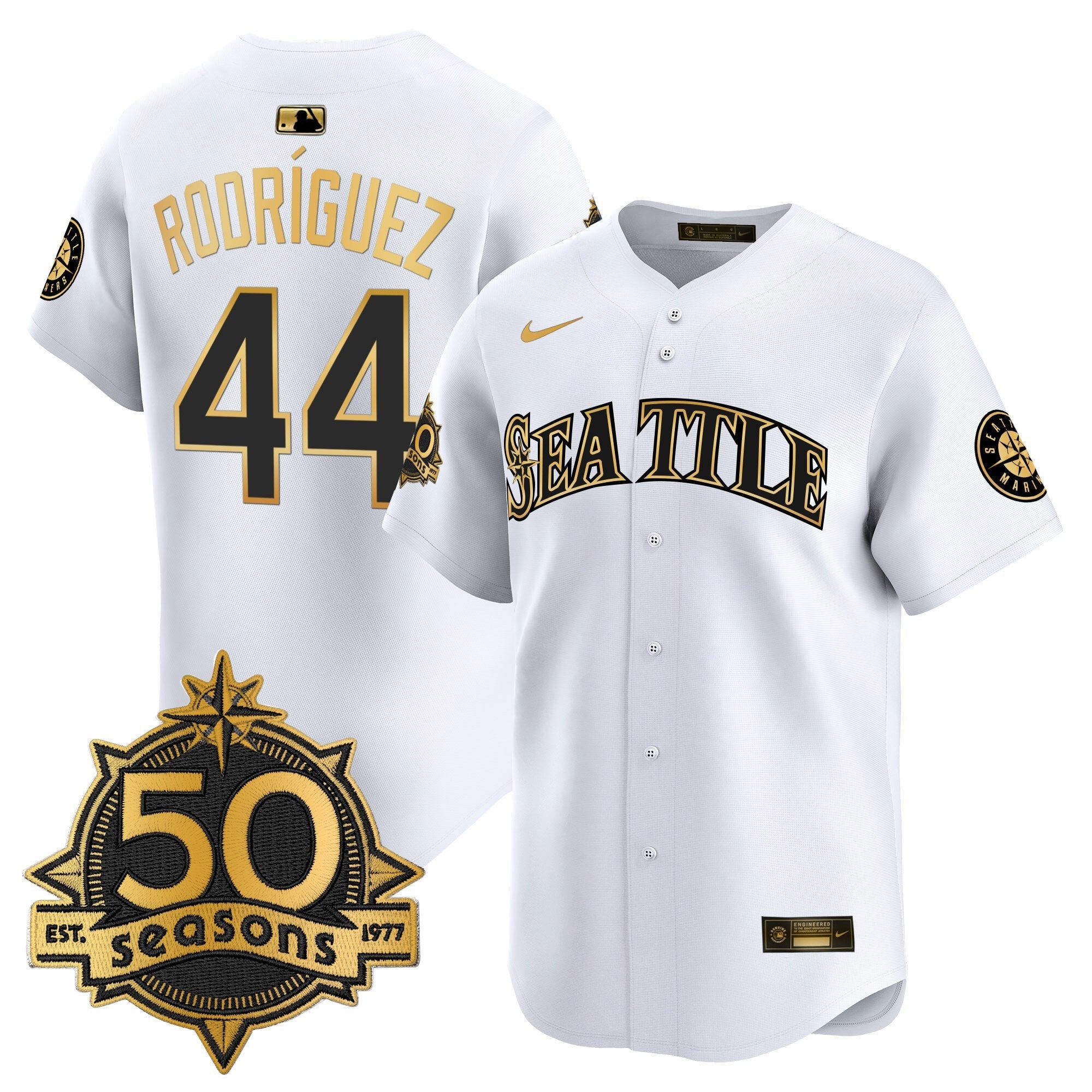 Men’s 50 Seasons Patch Vapor Premier Limited Jersey
