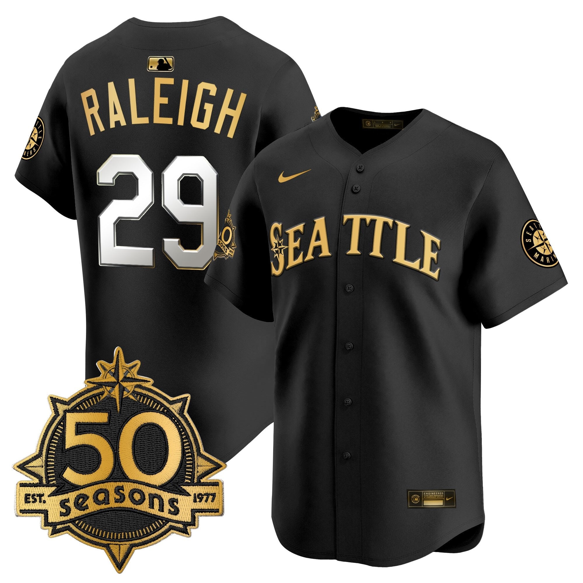 Men’s 50 Seasons Patch Vapor Premier Limited Jersey